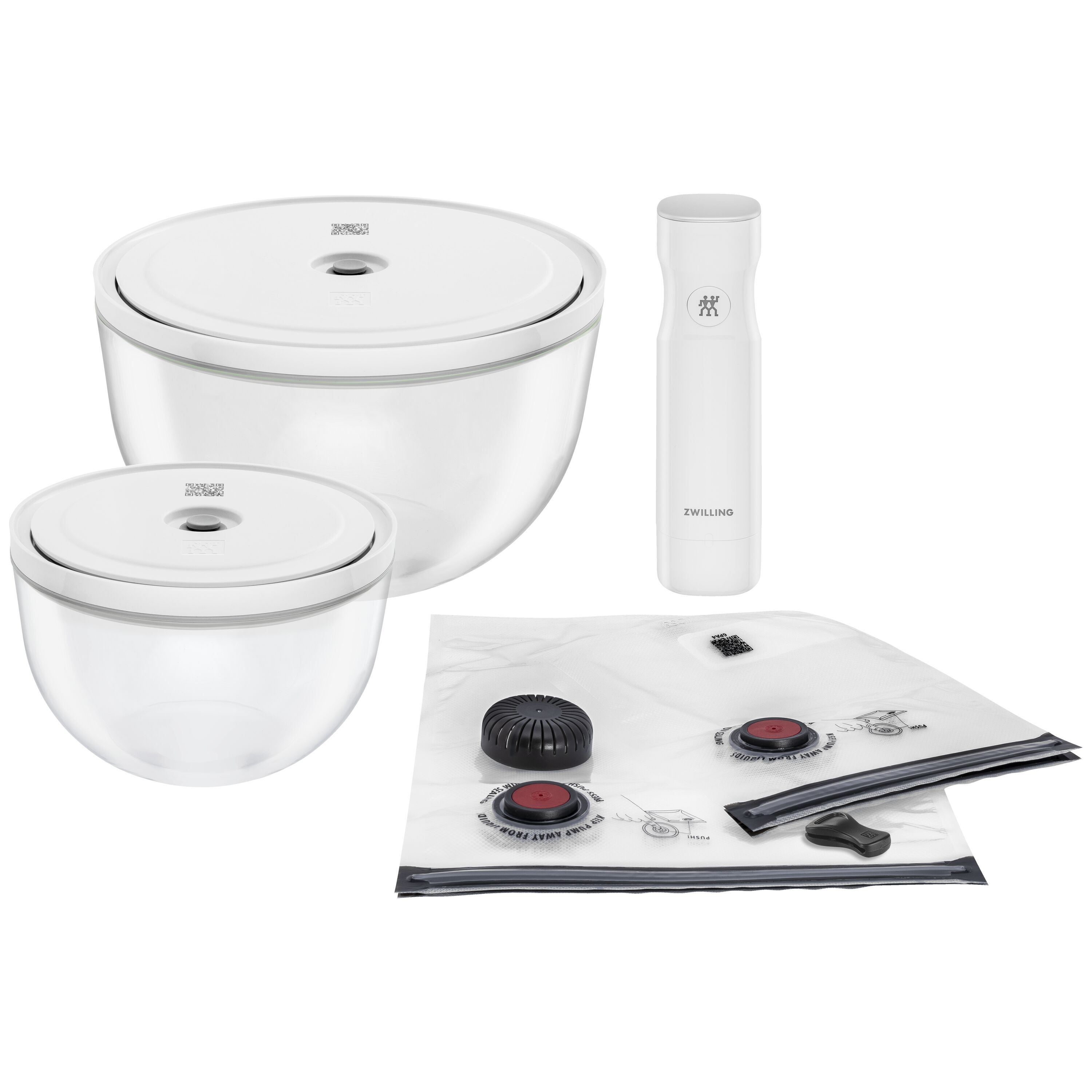 Glass / M/L 9-pcs Vacuum starter set