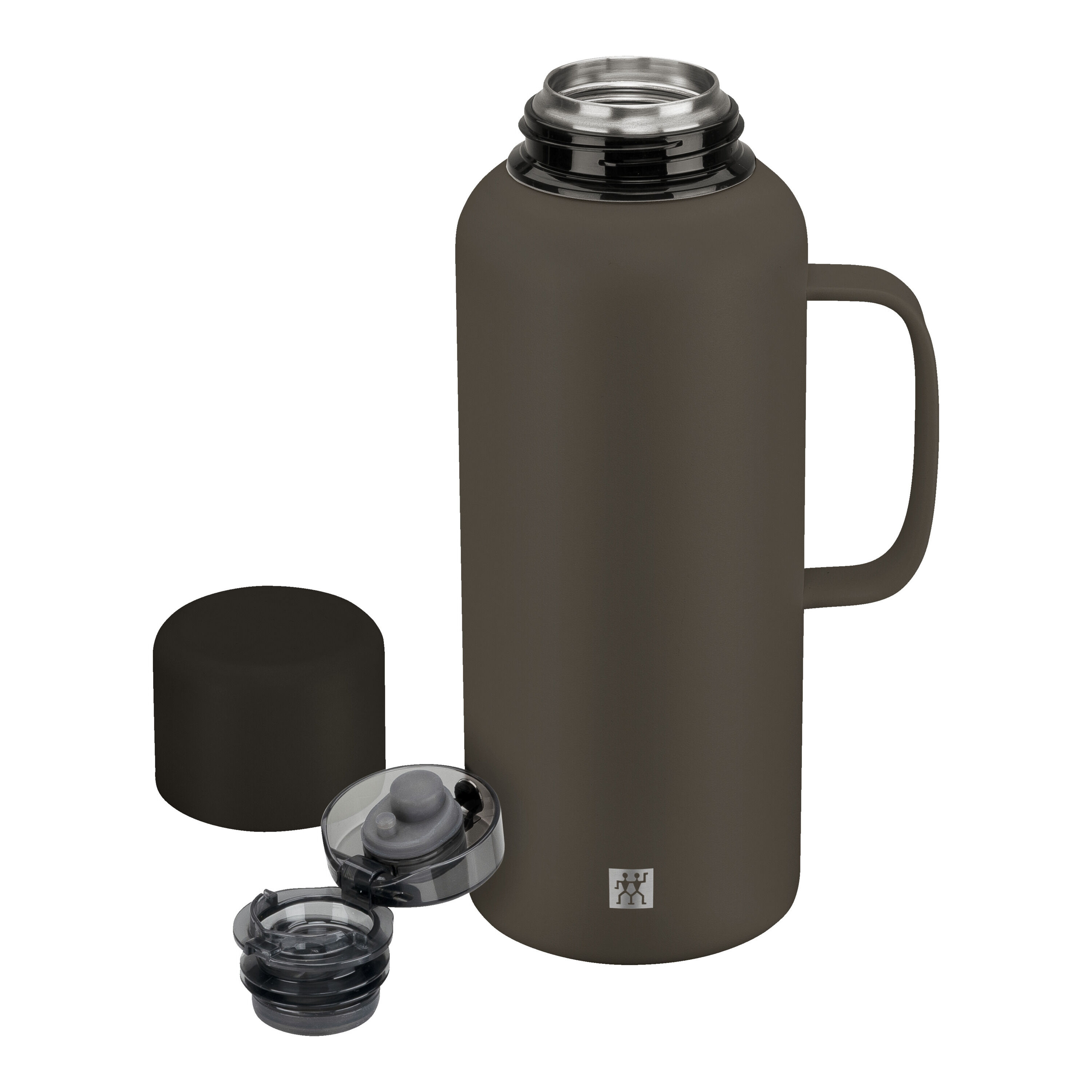 Thermo jug, 1,2 l, Stainless steel, chocolate