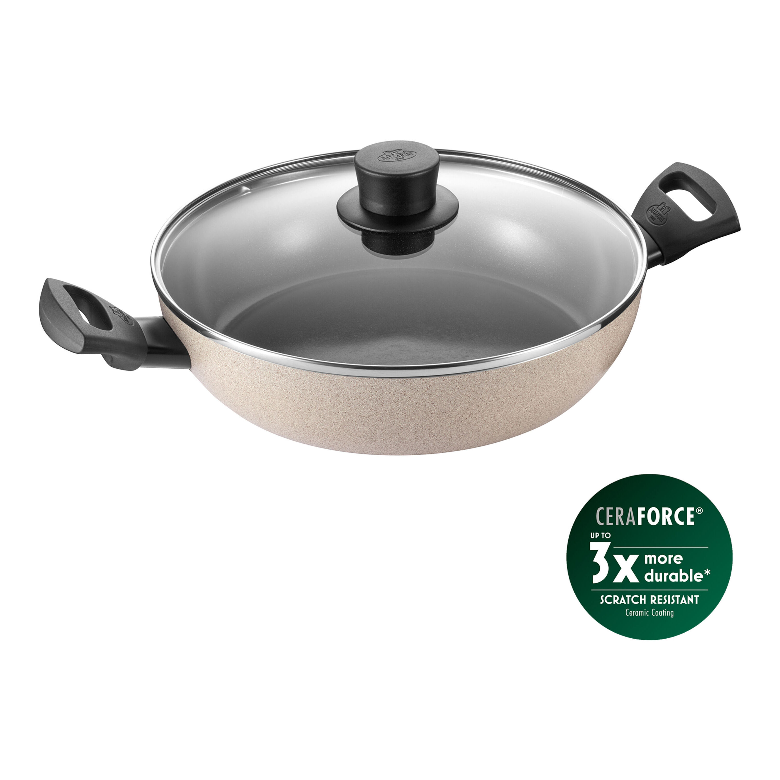 Serving pan, 28 cm, Ceramic non-stick coating, Ceramic non-stick coating