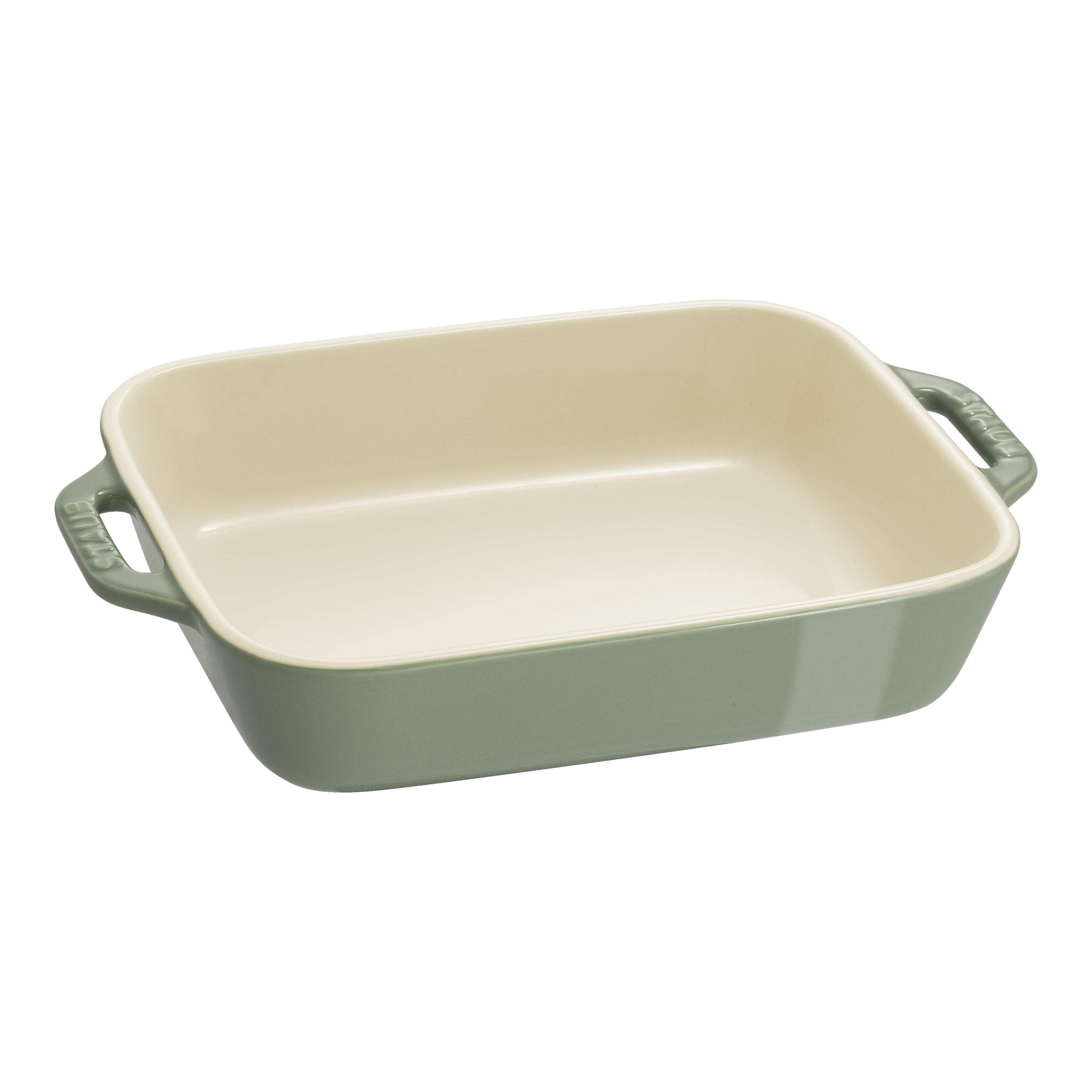 20 x 16 cm rectangular ceramic Oven dish eucalyptus