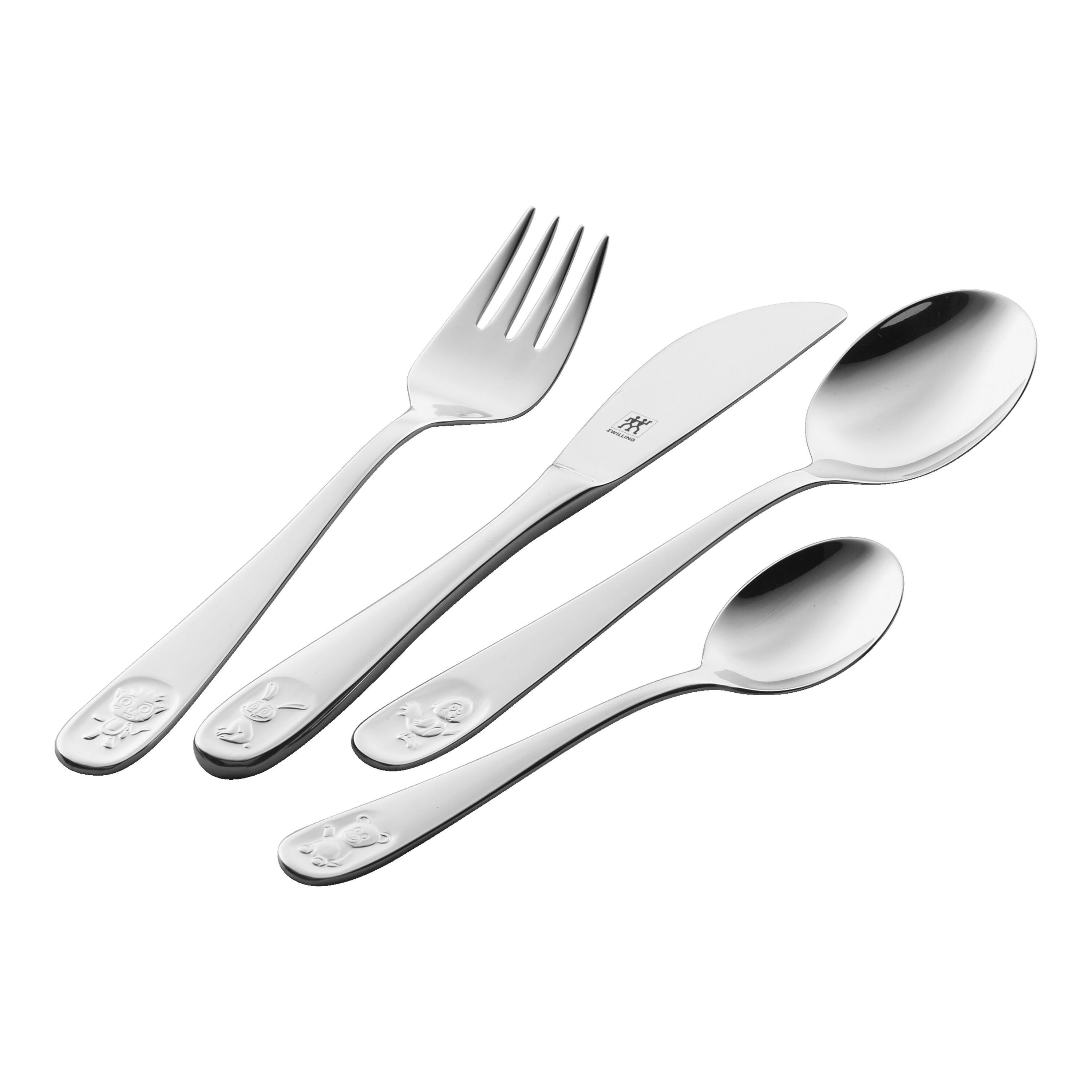 4-pcs polished Children's cutlery set