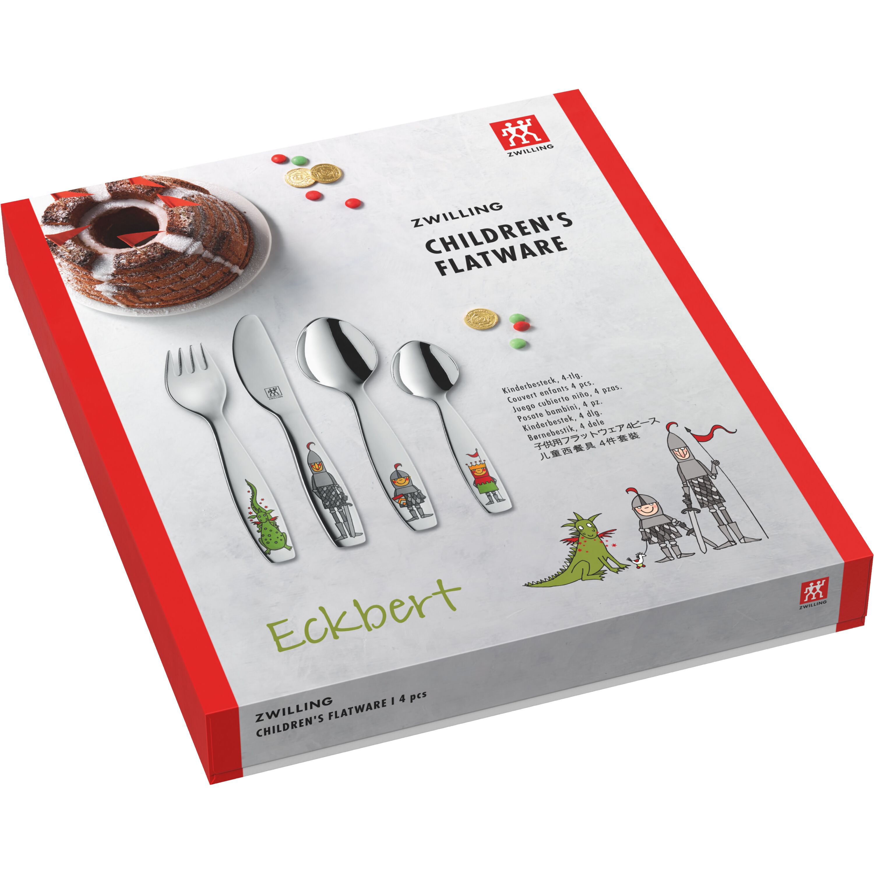 4-pcs polished Children's cutlery set