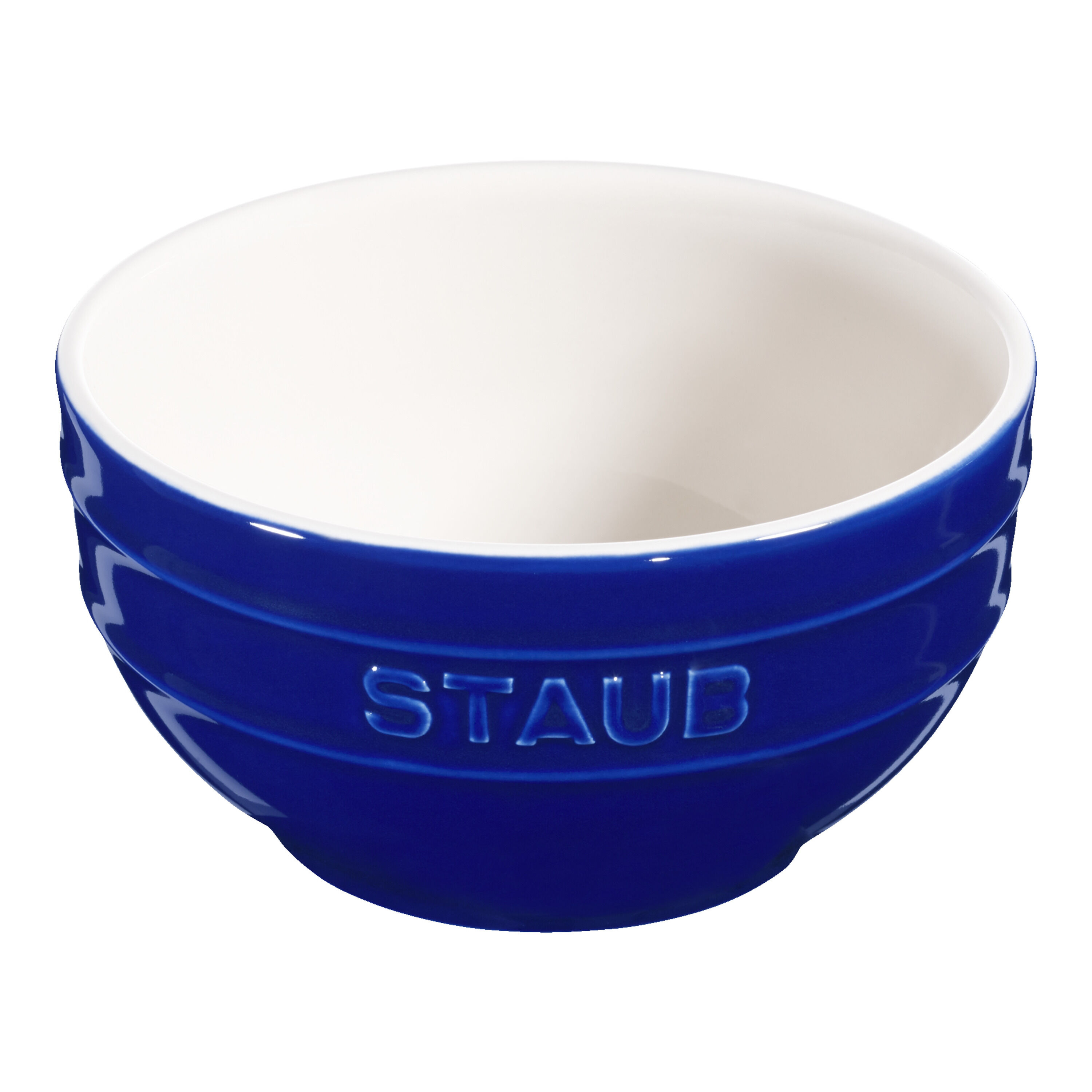 14 cm round ceramic Bowl dark-blue