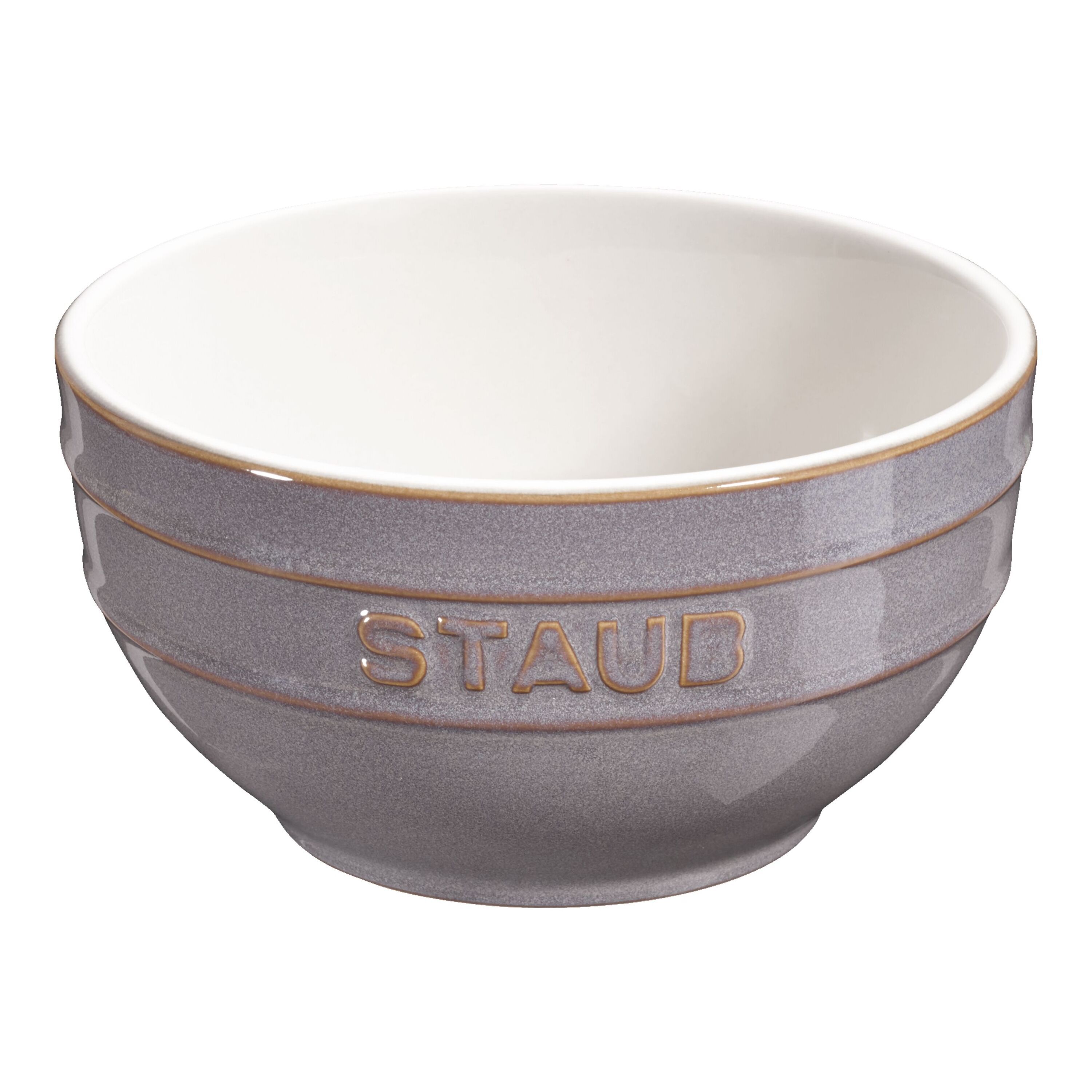 14 cm round ceramic Bowl ancient-grey