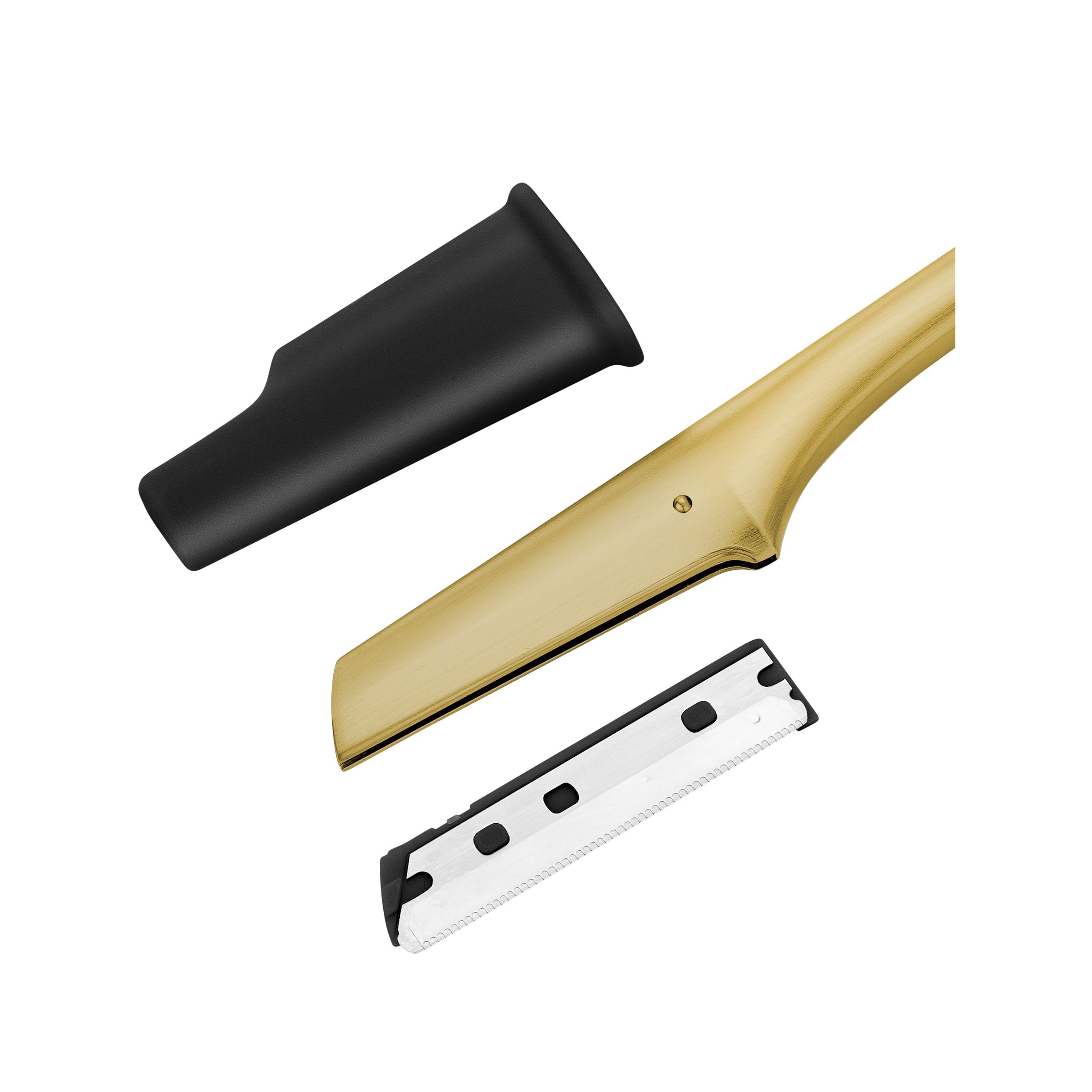 Facial razors, Metal | gold