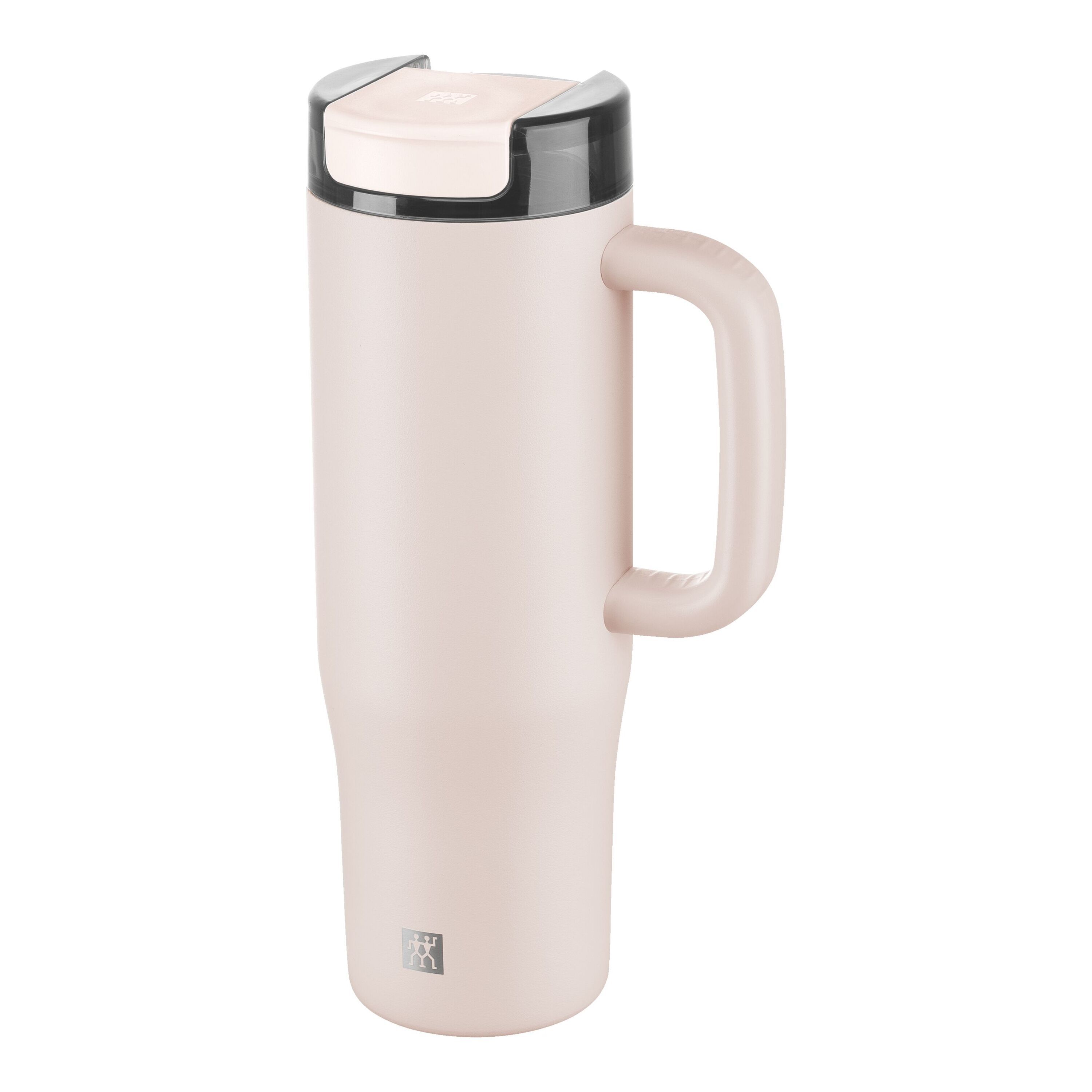 Thermo Straw Tumbler, 900 ml, Stainless steel, pink