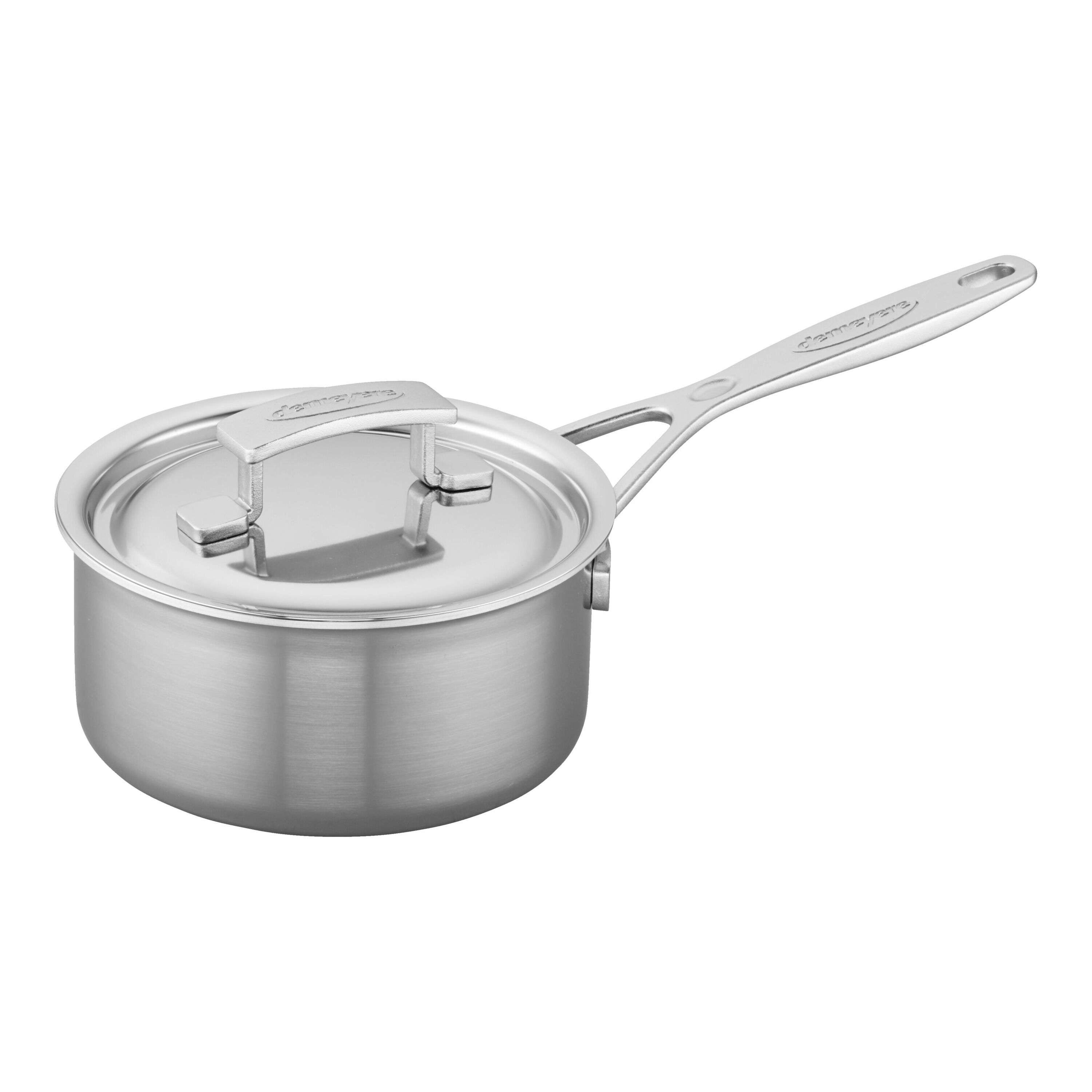 16 cm 18/10 Stainless Steel Saucepan with lid silver