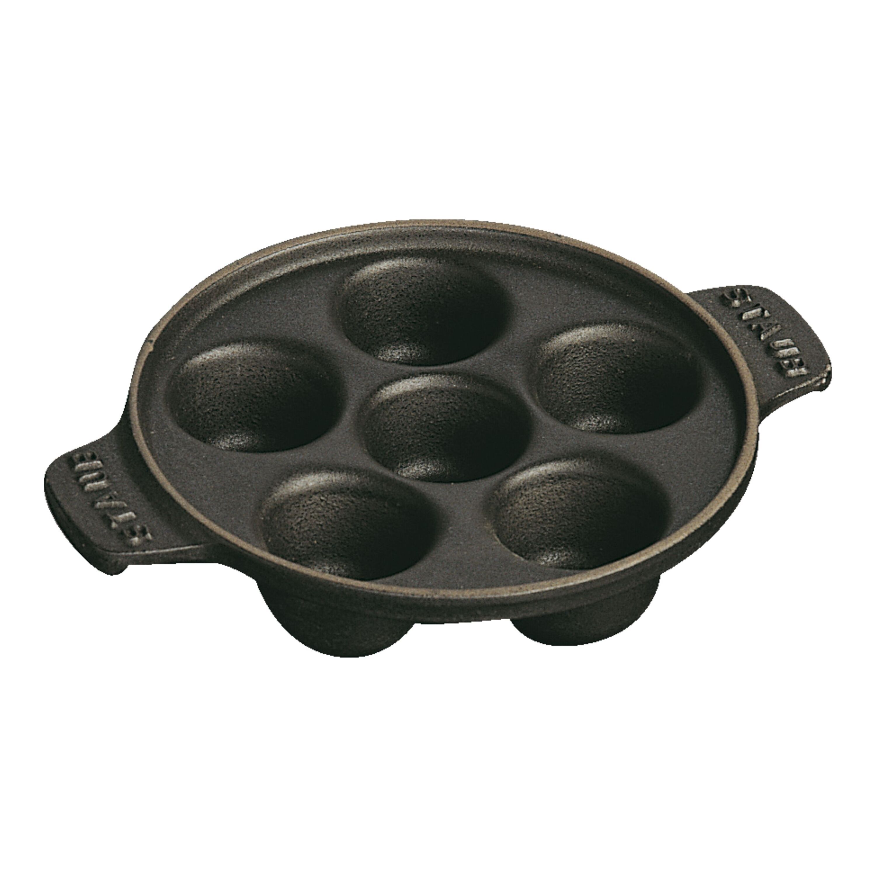 14 cm Cast iron Snail Dish black