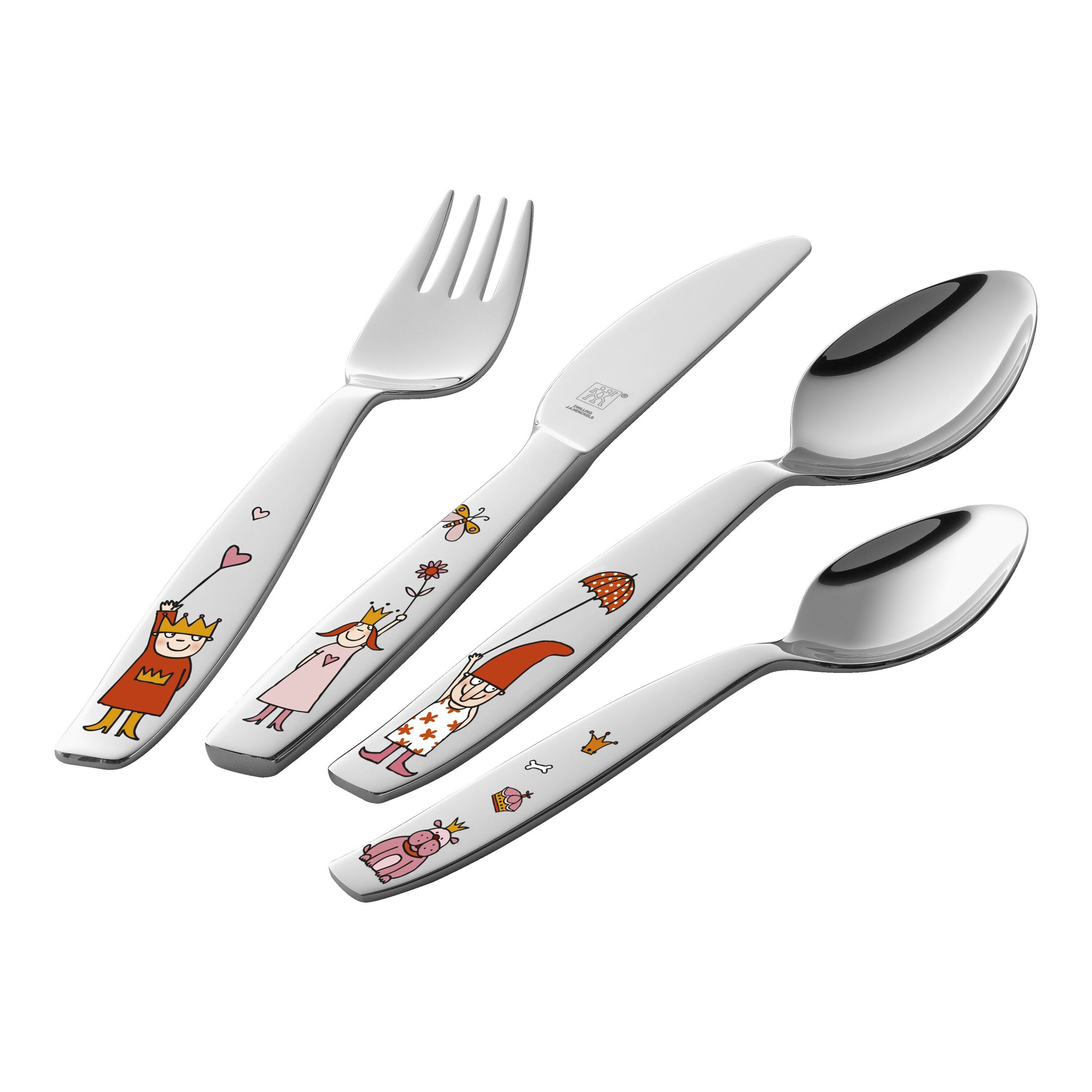 4-pcs polished Children's cutlery set