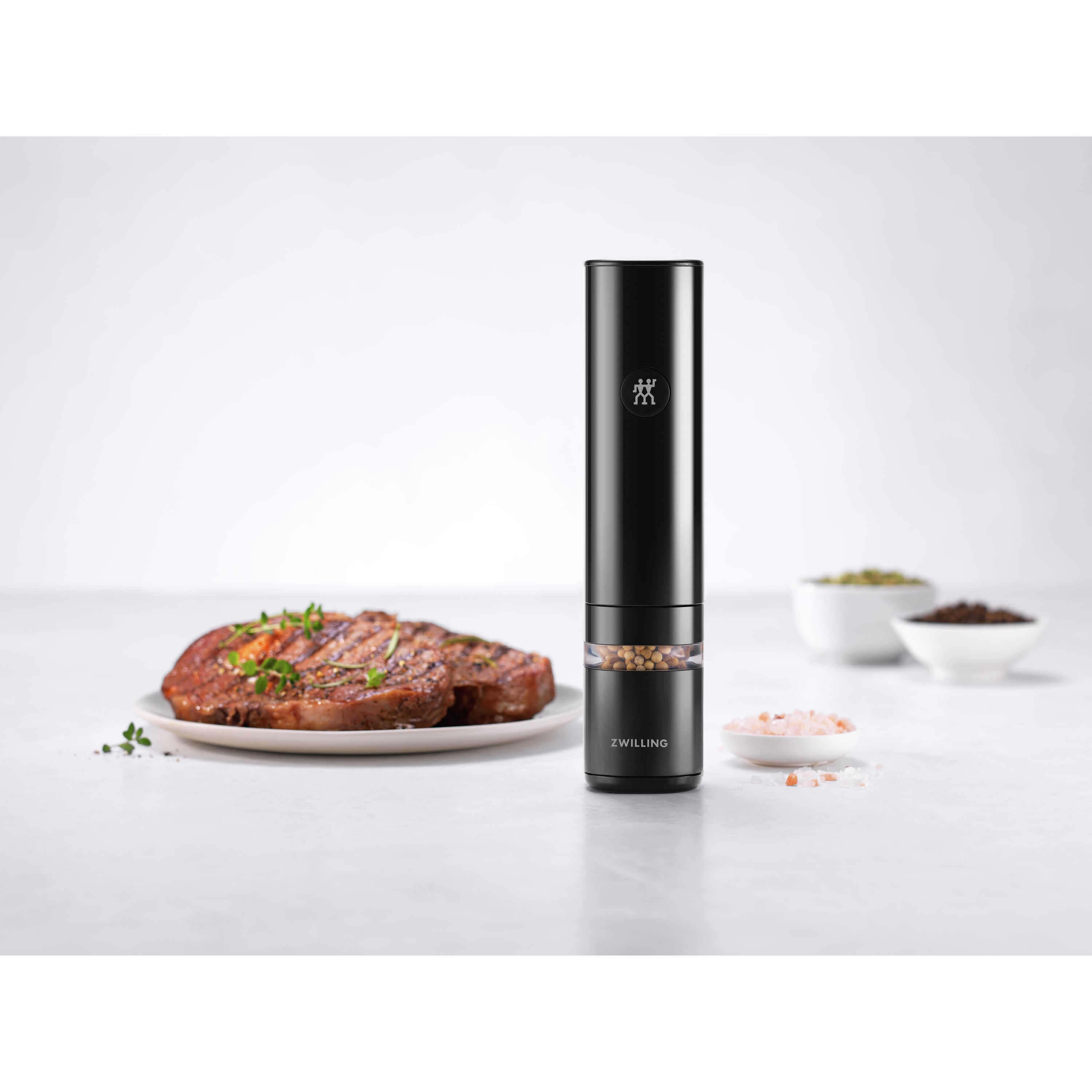 Electric spice mill, black
