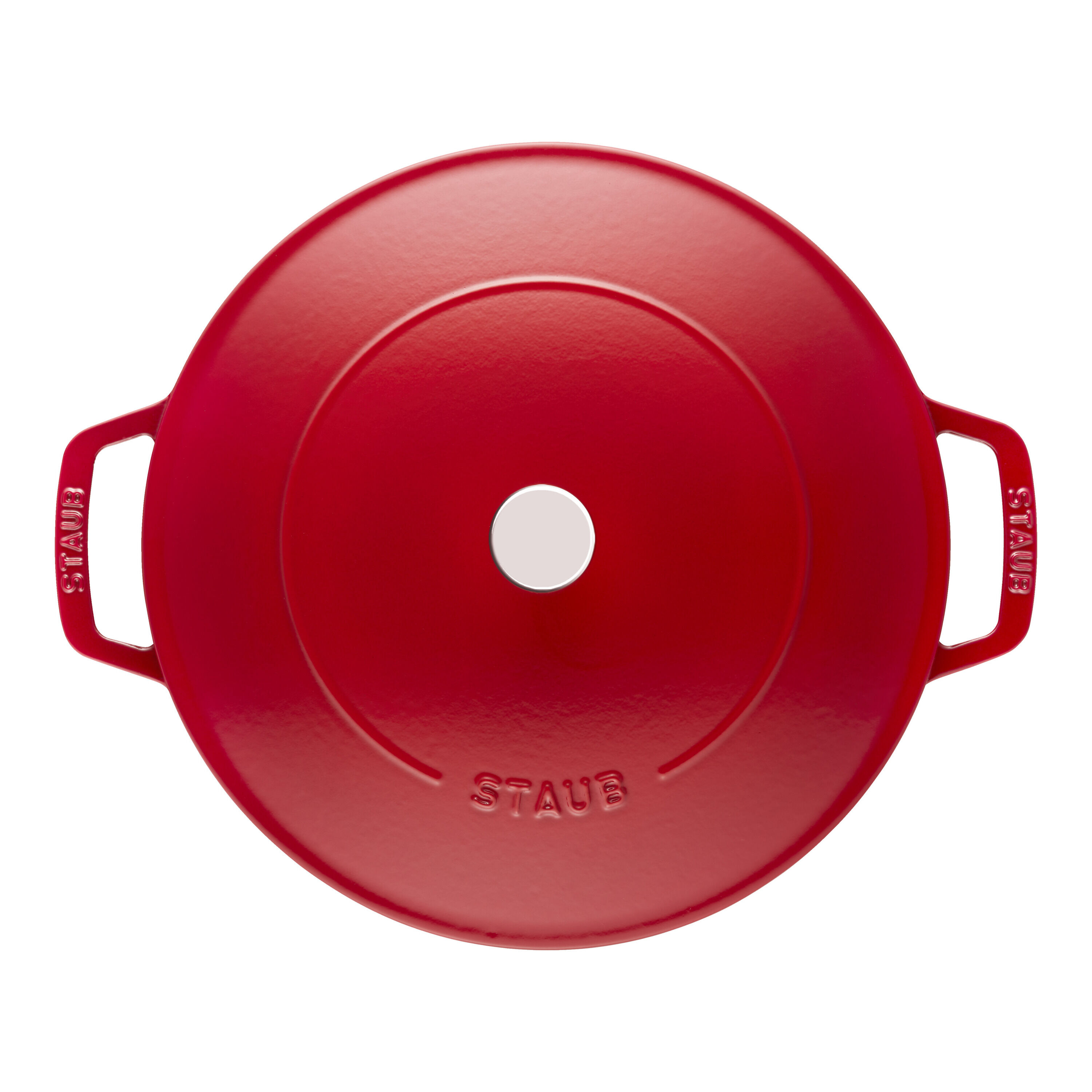 28 cm round Cast iron Saute pan Chistera cherry