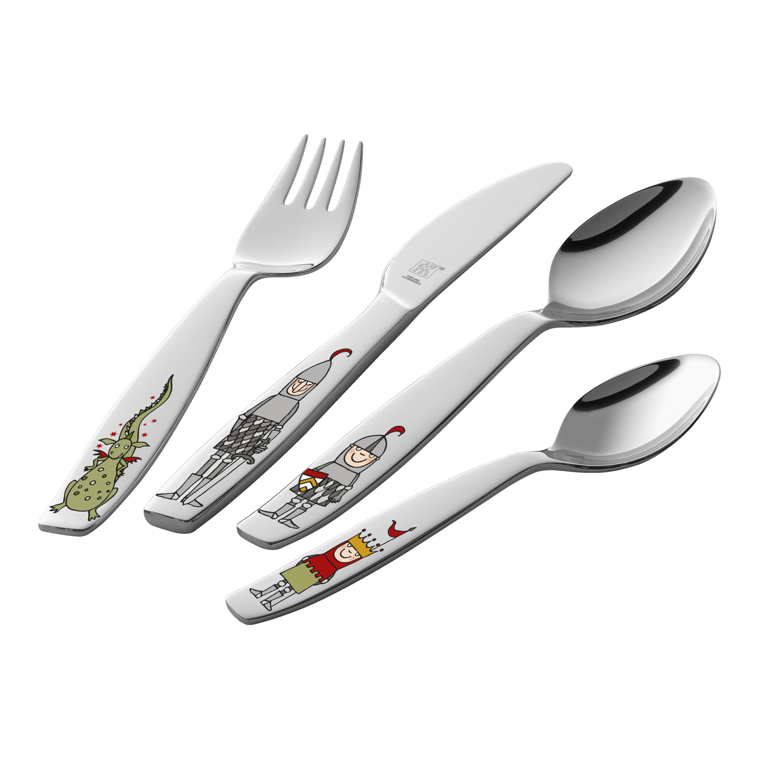 4-pcs polished Children's cutlery set