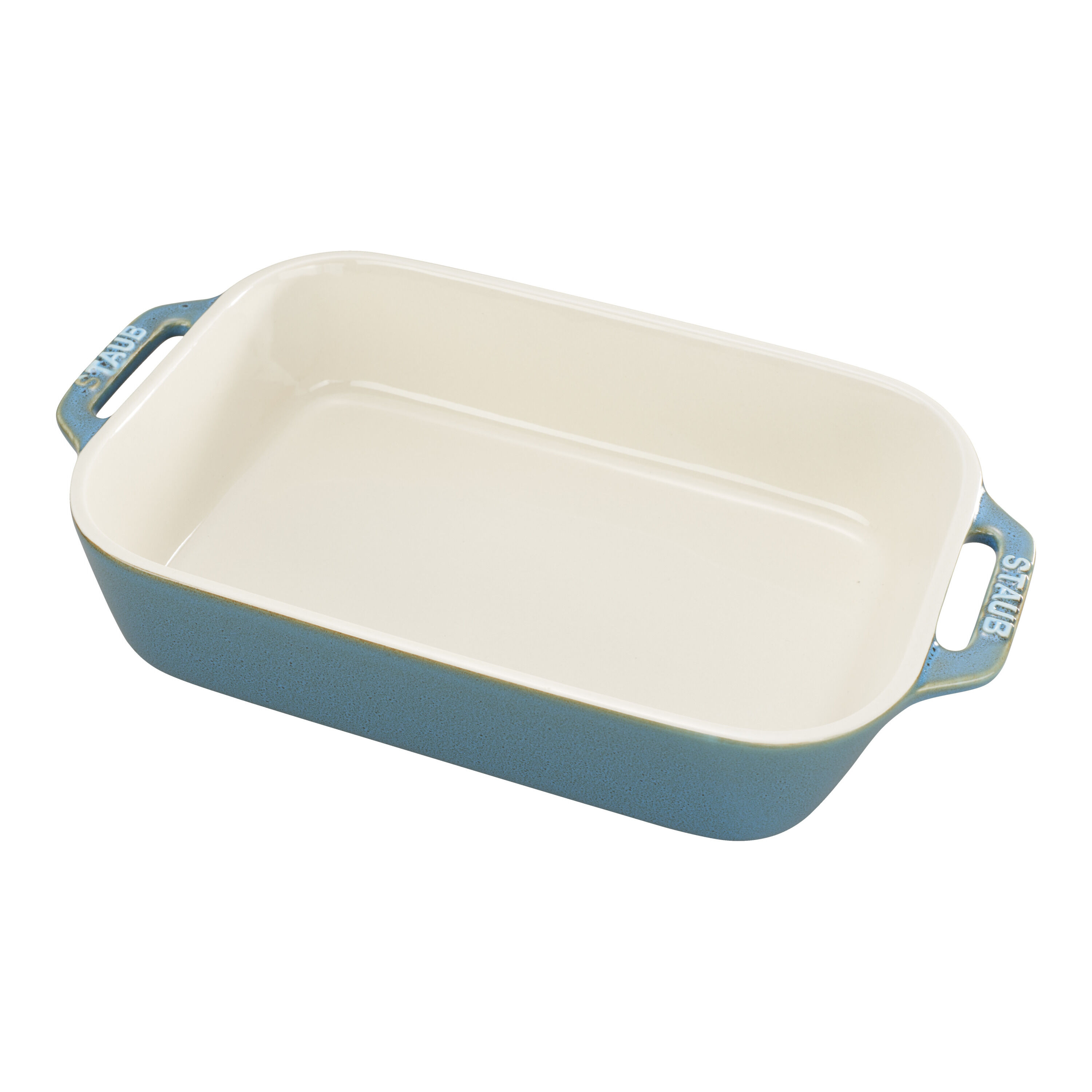 27 x 20 cm rectangular ceramic Oven dish ancient-turquoise