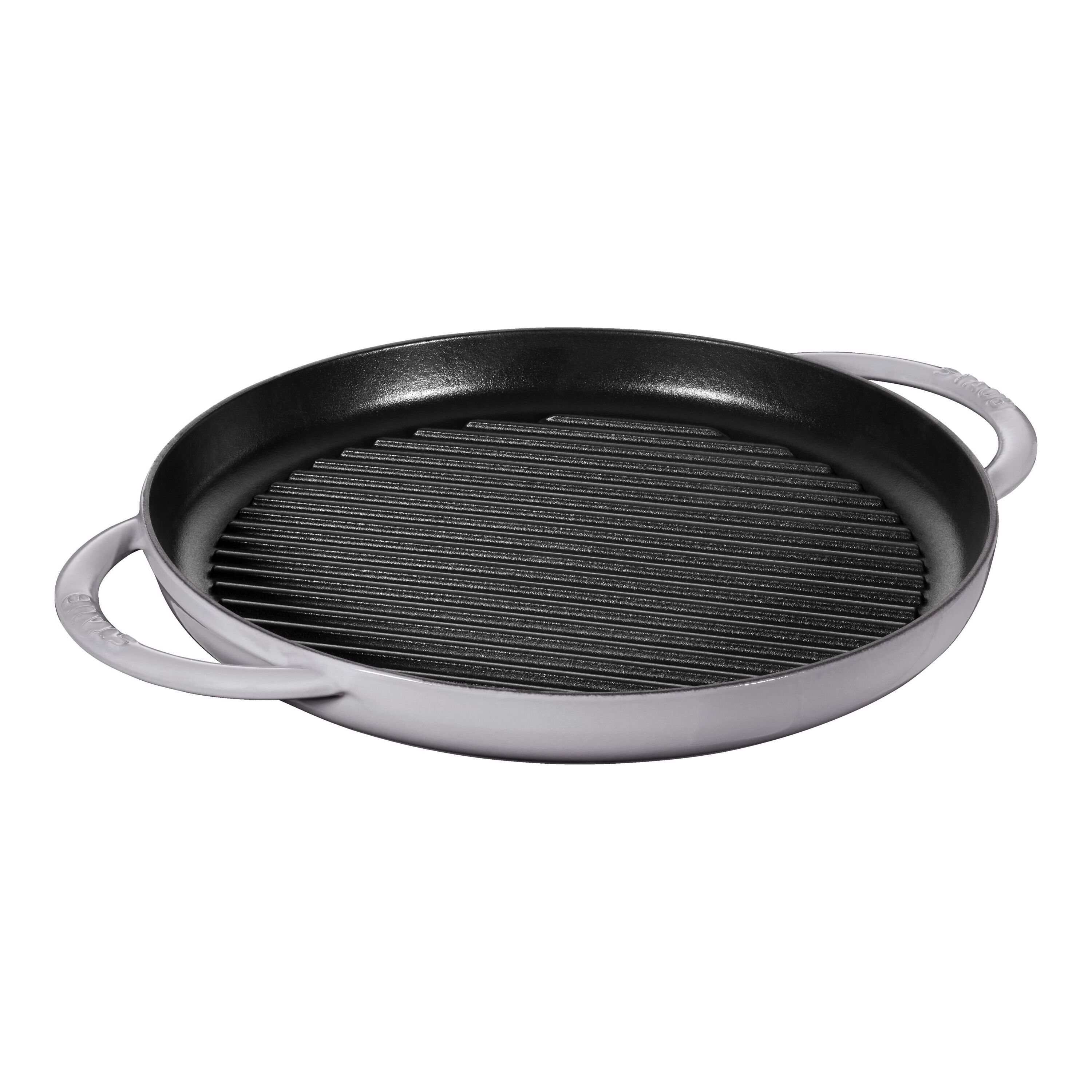 30 cm round Cast iron Pure Grill graphite-grey