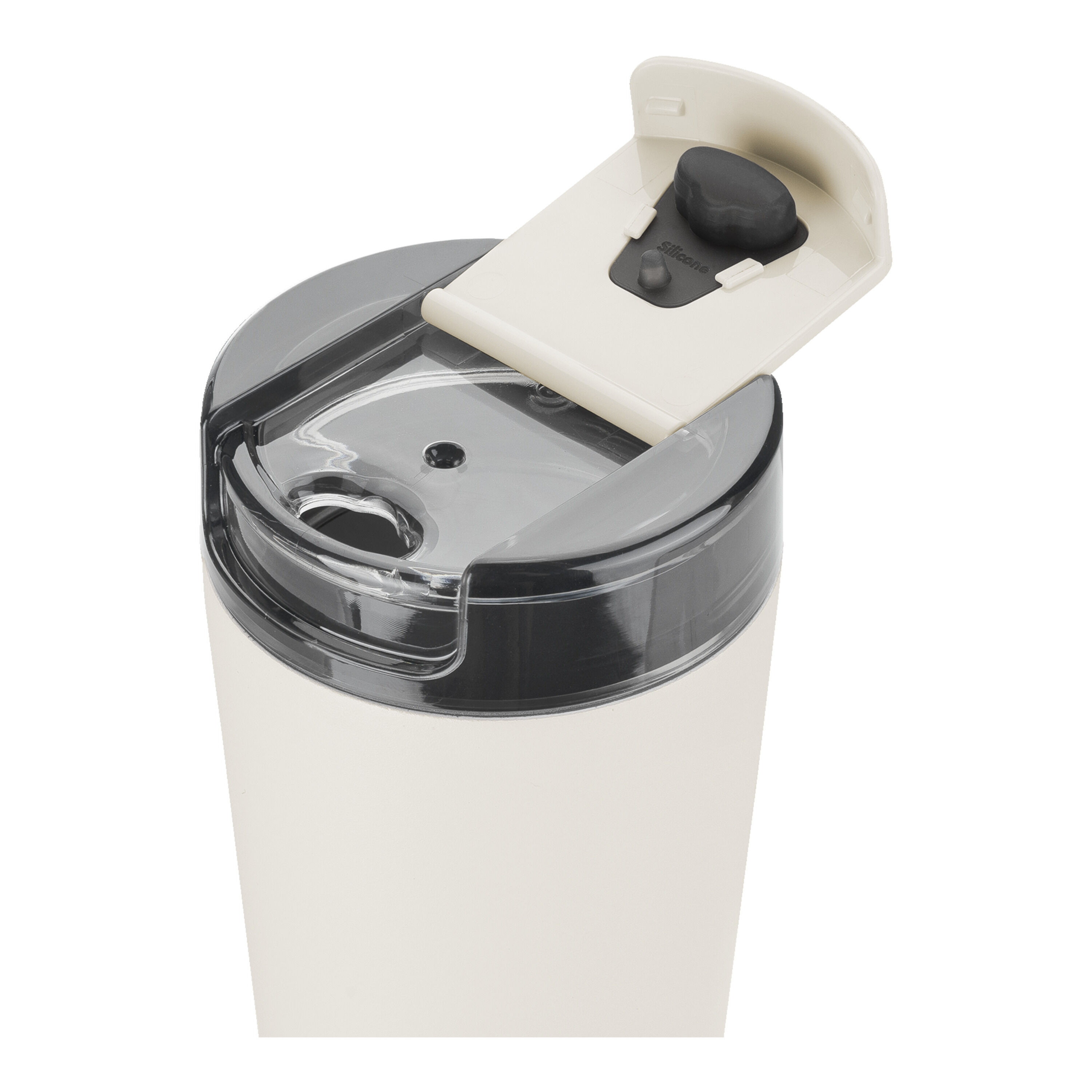 Thermo mug, 480 ml, Stainless steel, cream