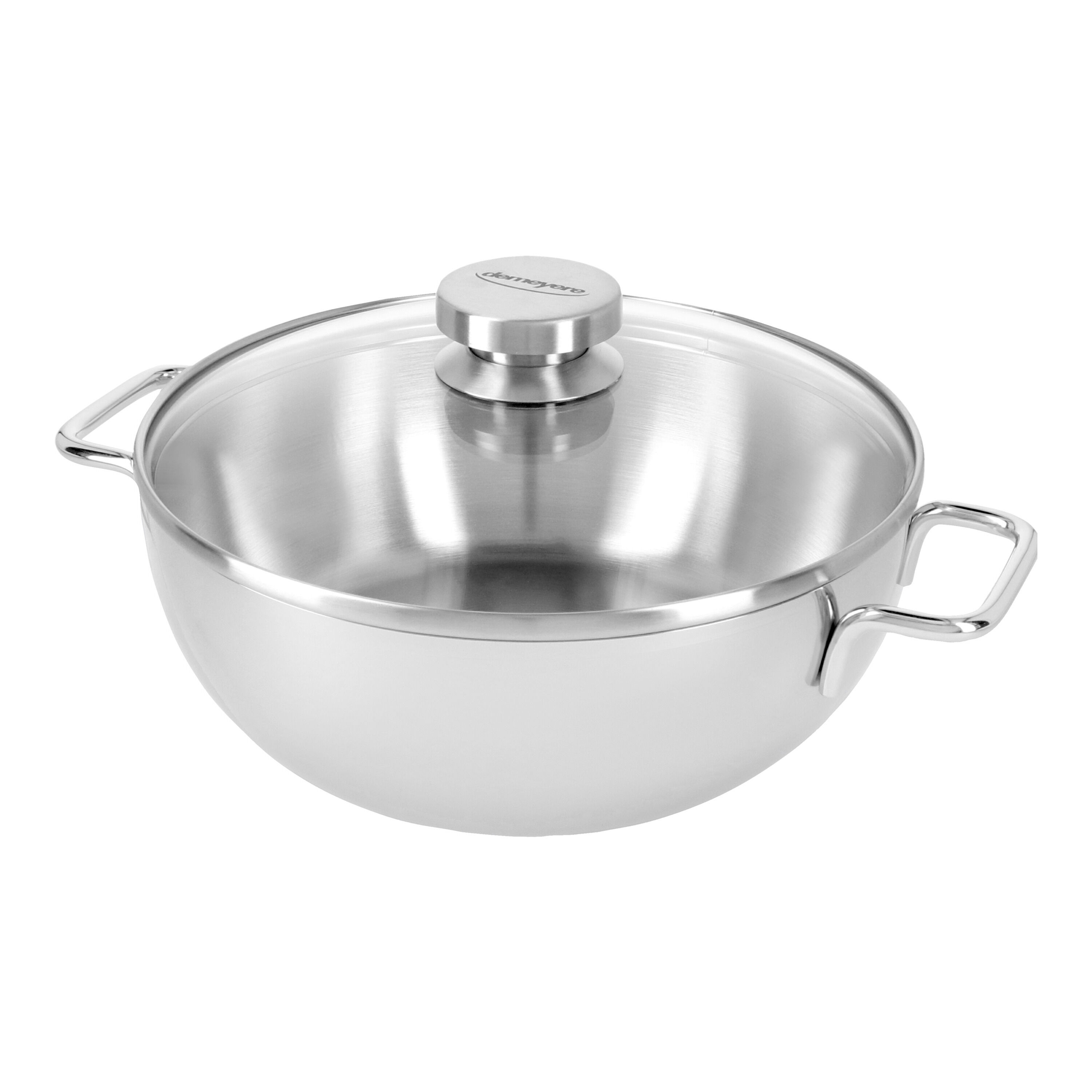 28 cm Serving pan with glass lid