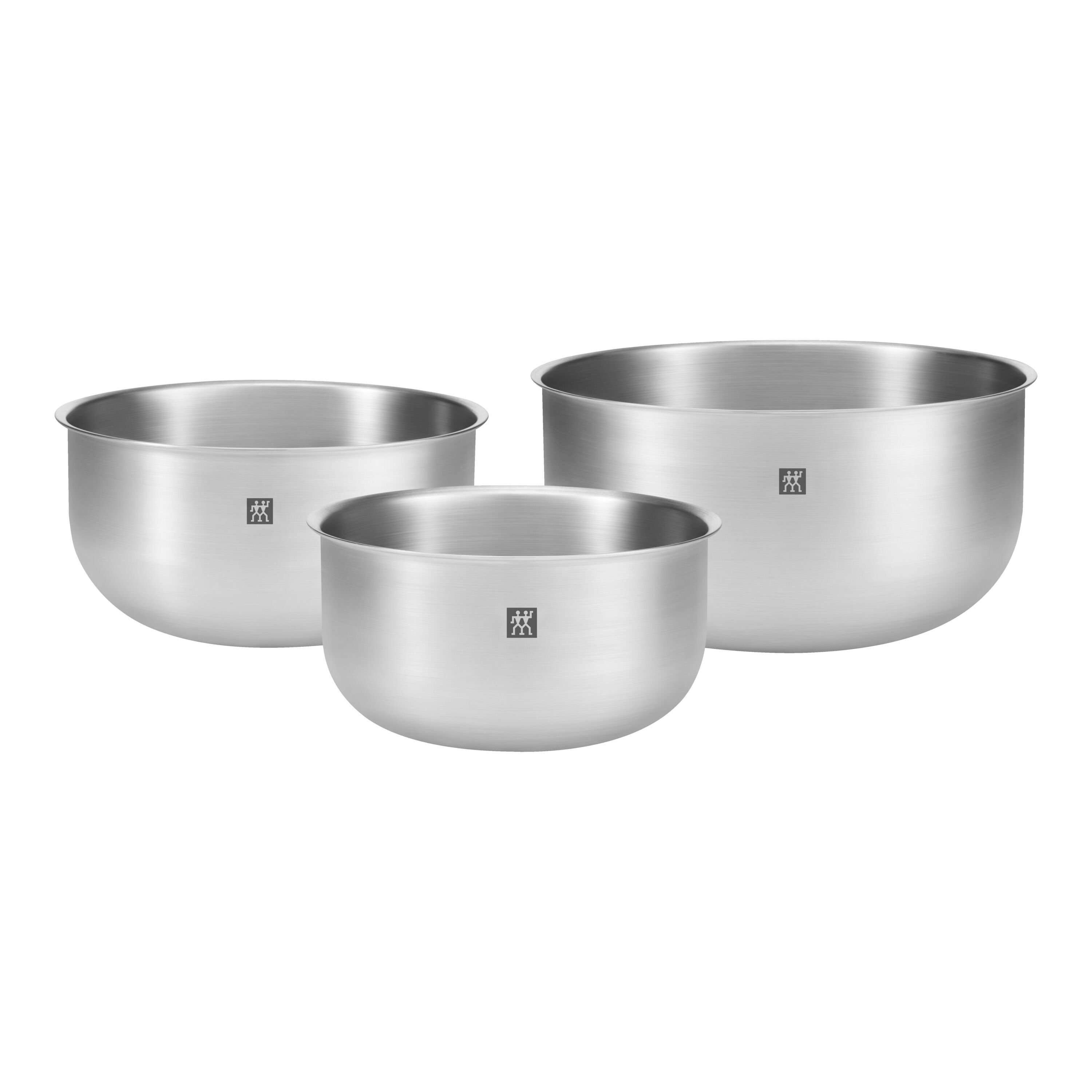 3-pcs 18/10 Stainless Steel Bowl set silver