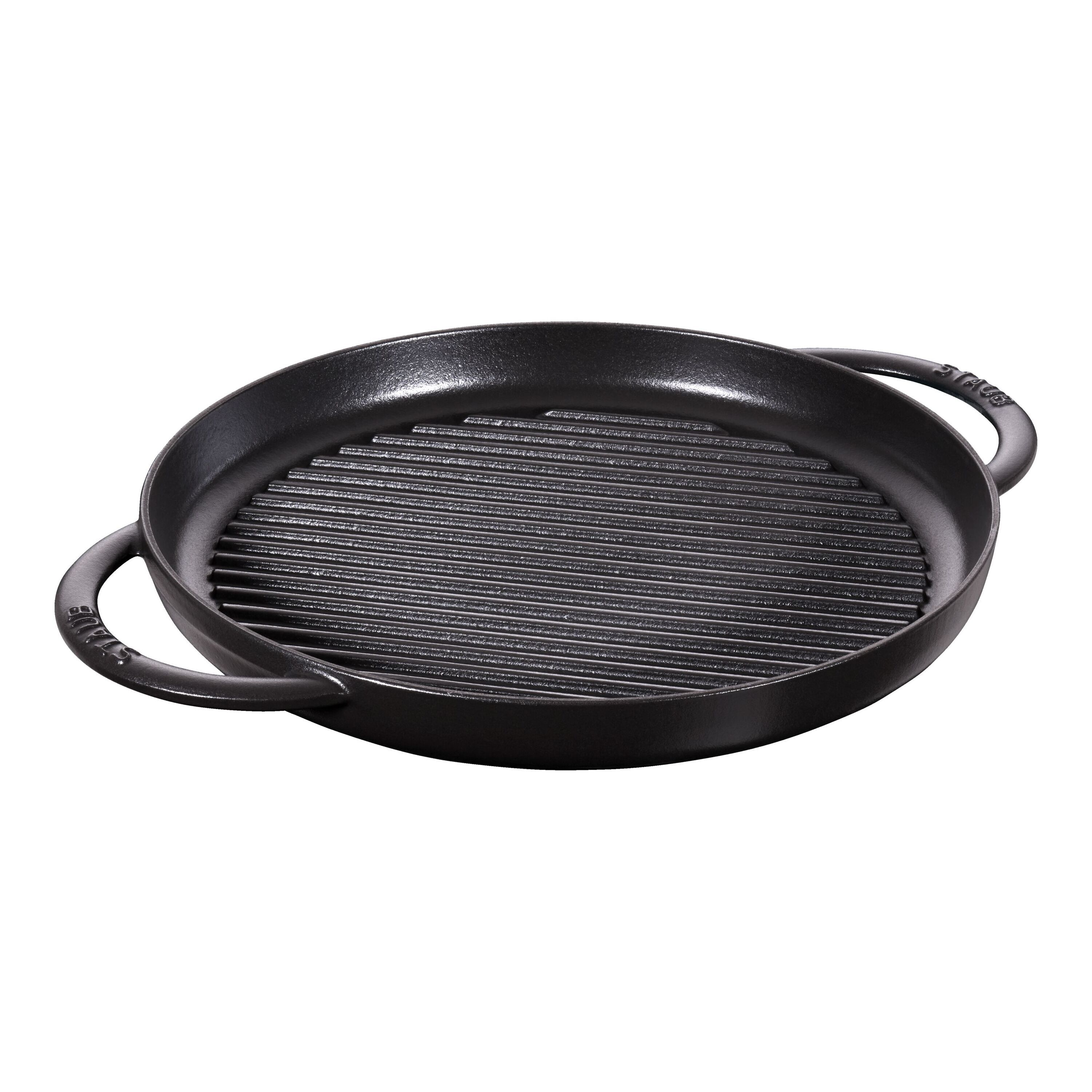 30 cm round Cast iron Pure Grill black