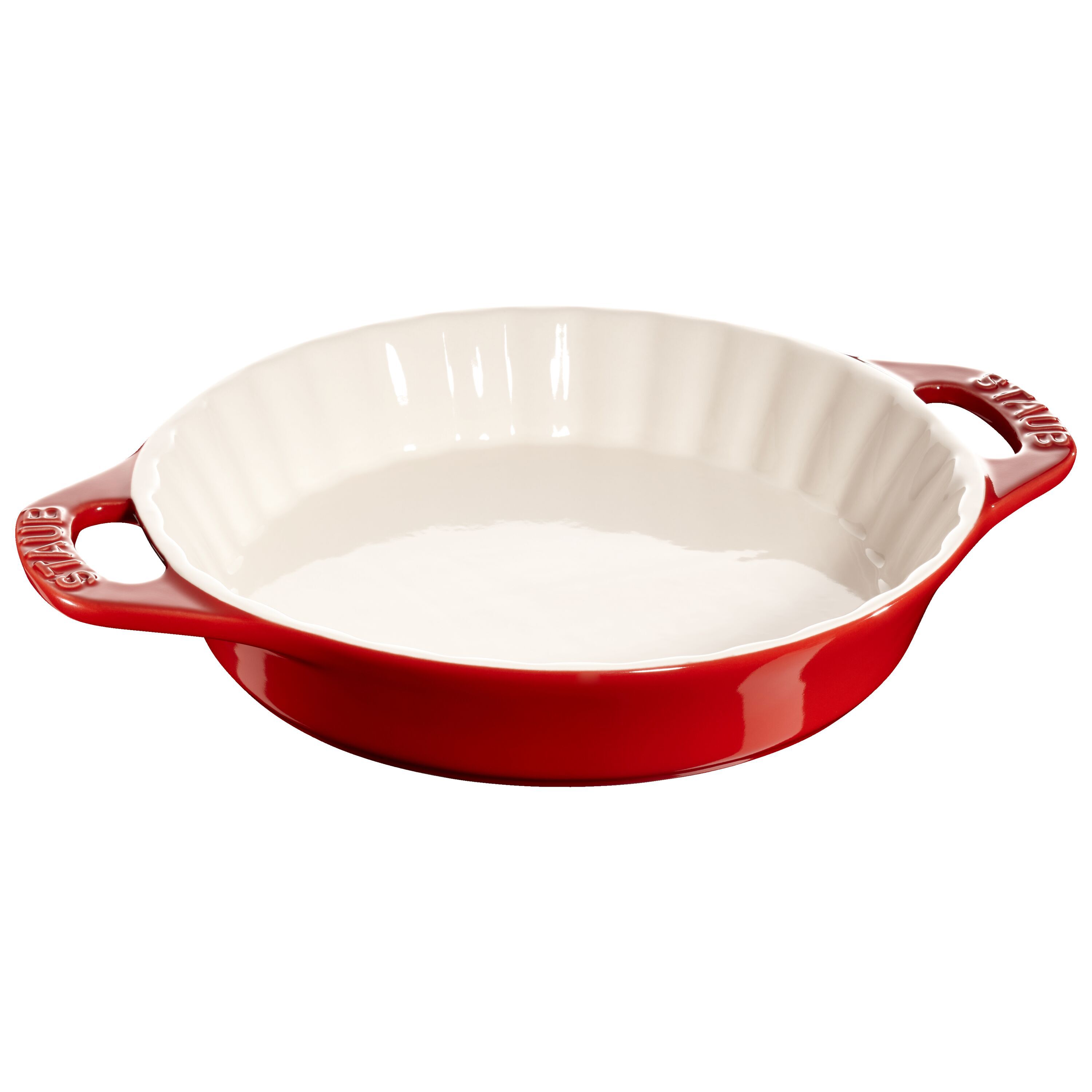 24 cm ceramic Pie dish cherry