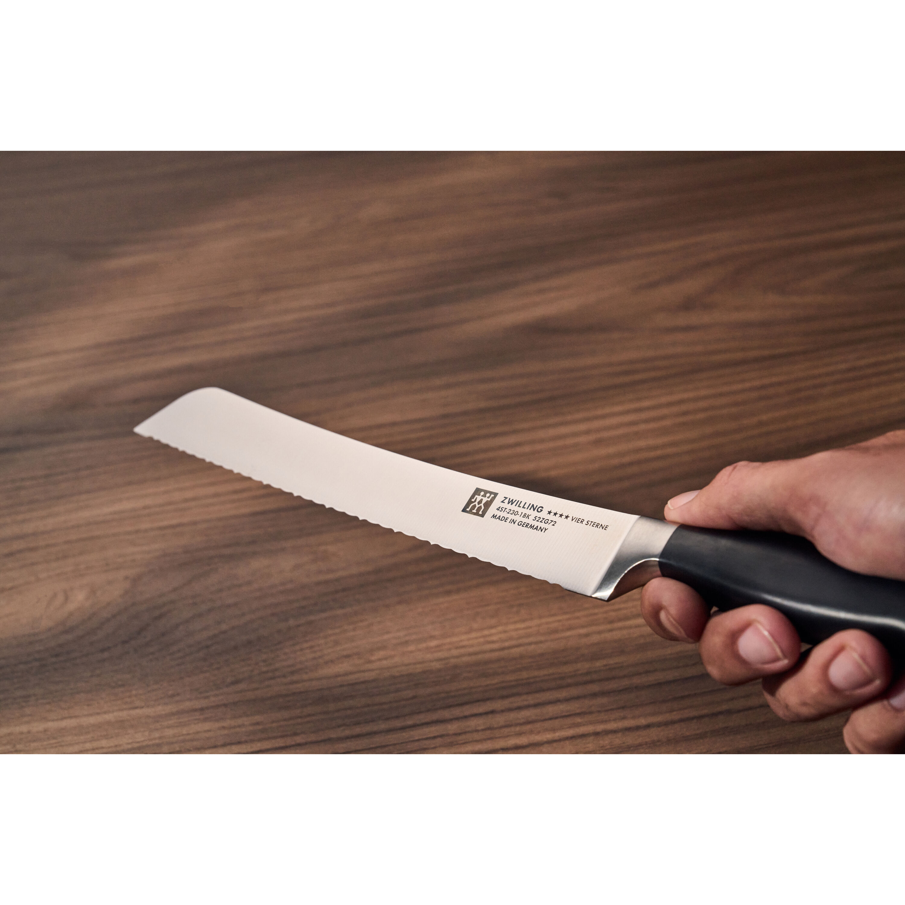 Bread knife 23 cm, Inverted serrated Edge