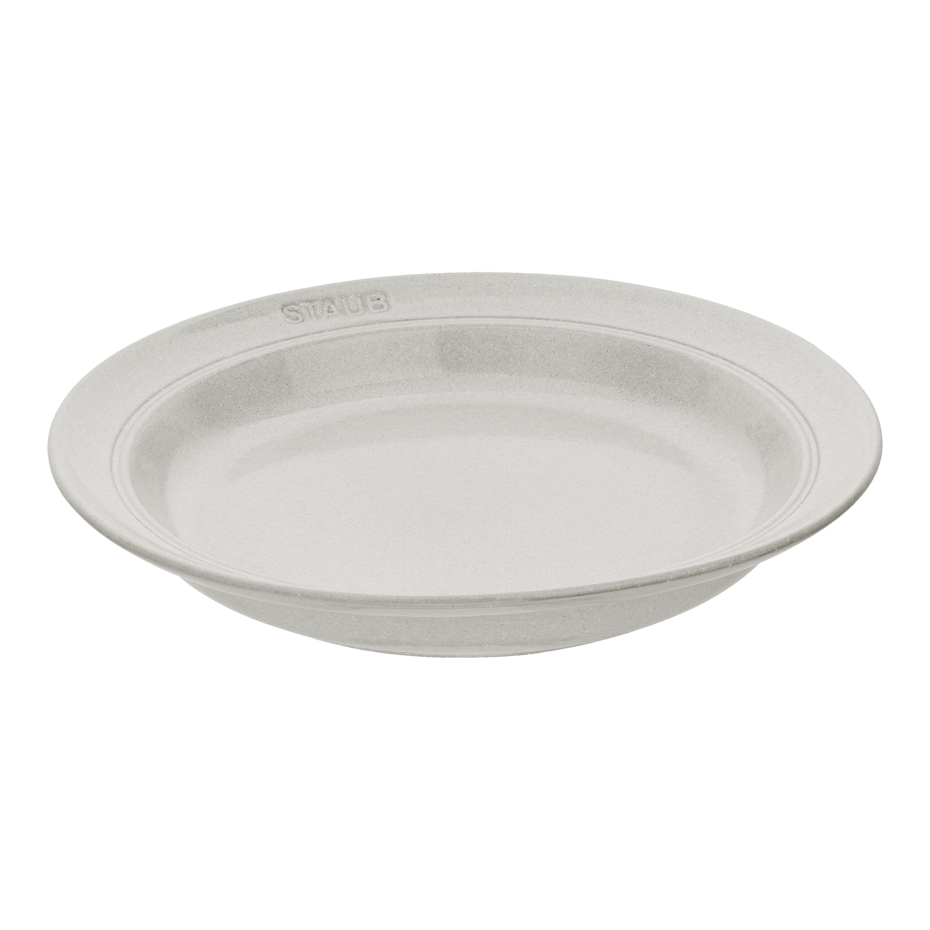 24 cm ceramic Plate white truffle