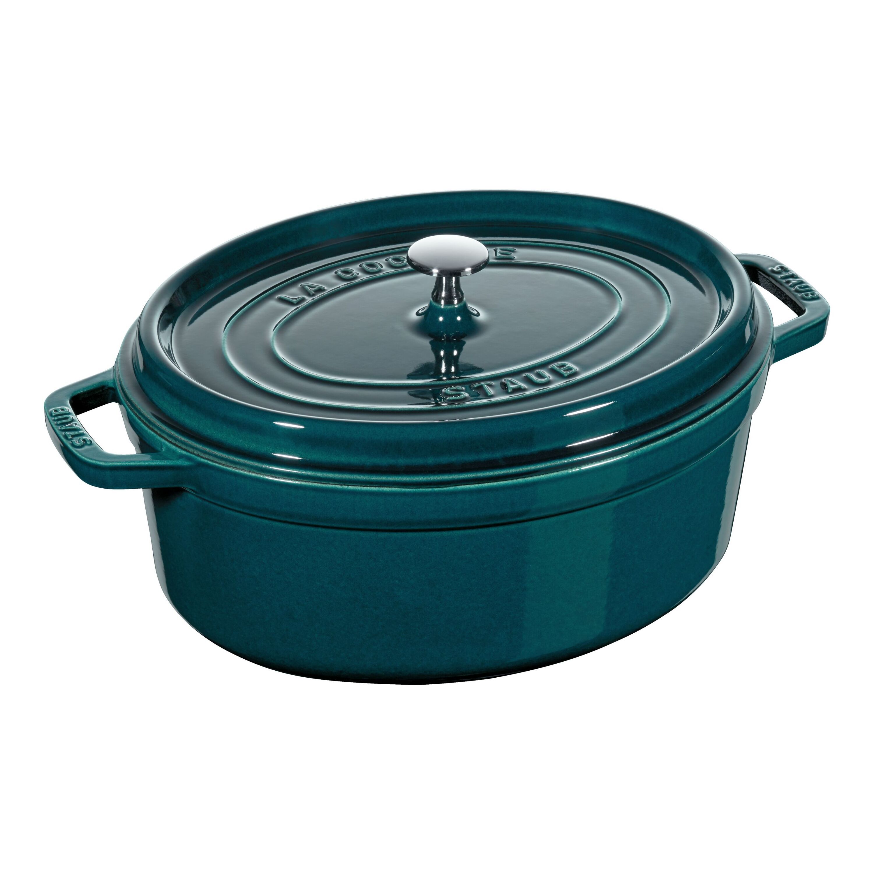 33 cm oval Cast iron Cocotte la-mer