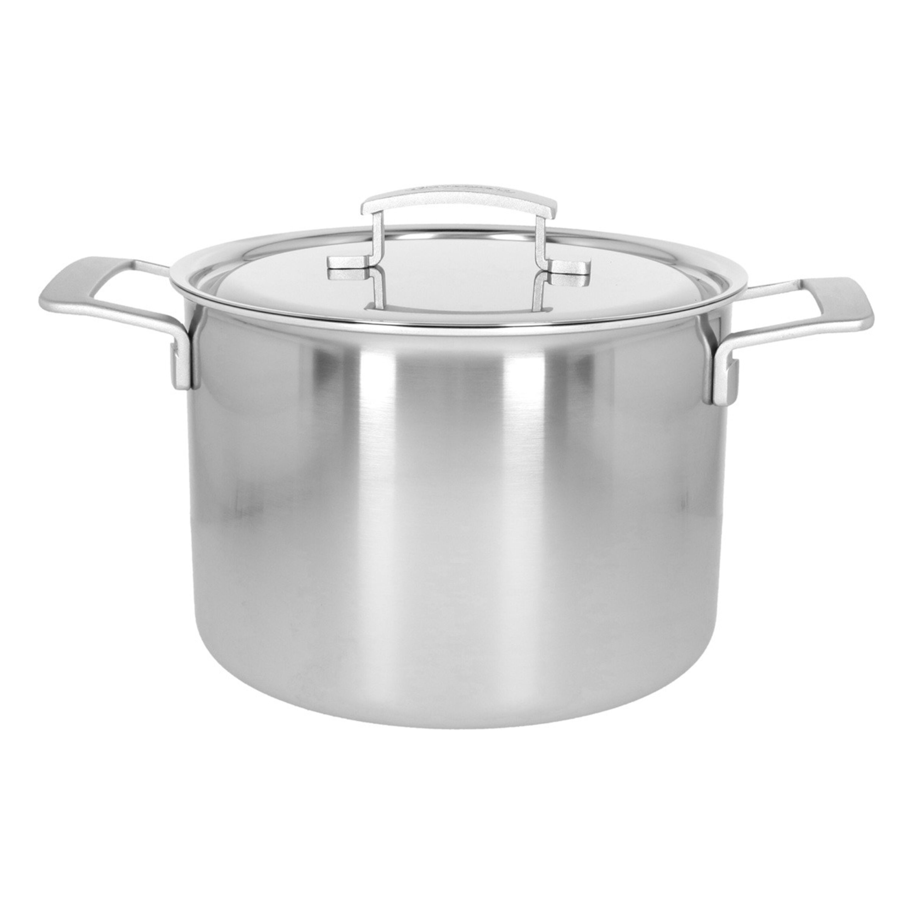 24 cm 18/10 Stainless Steel Stock pot with lid silver
