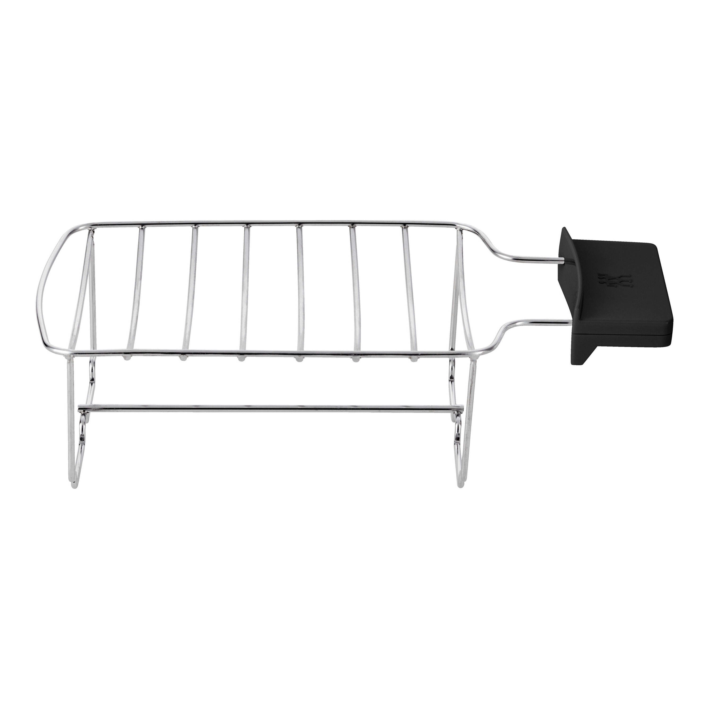 Bun warmer, 2 short slots, black