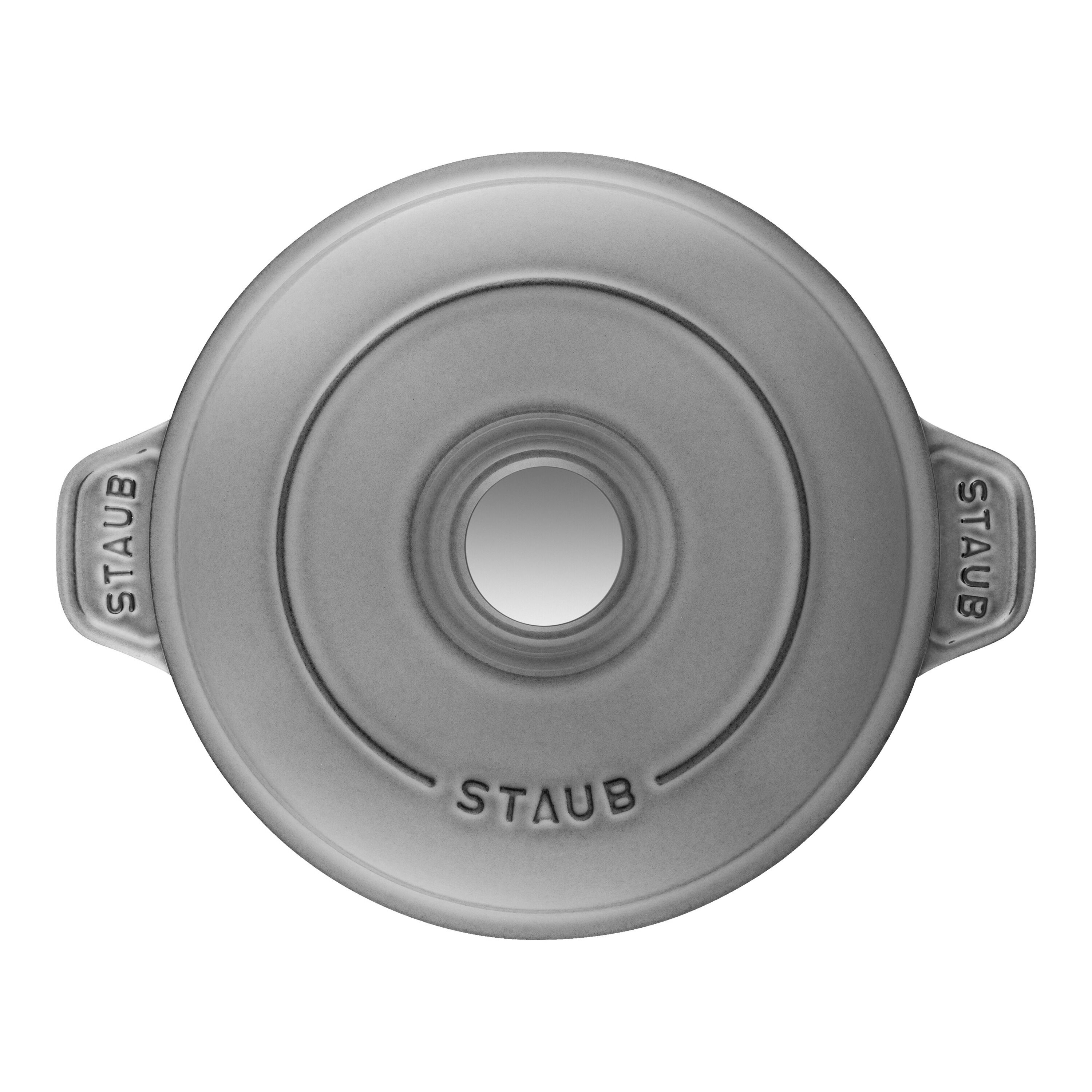 20 cm round Cast iron Oven dish with lid graphite-grey