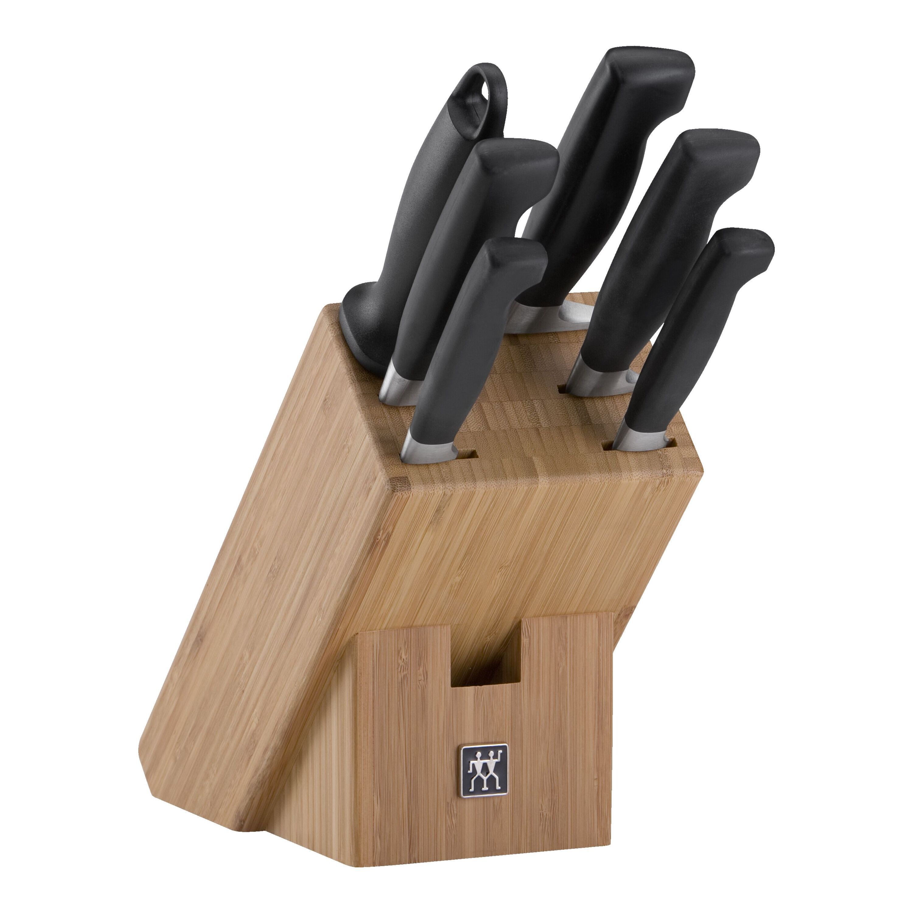 7-pcs, Knife block set, natural