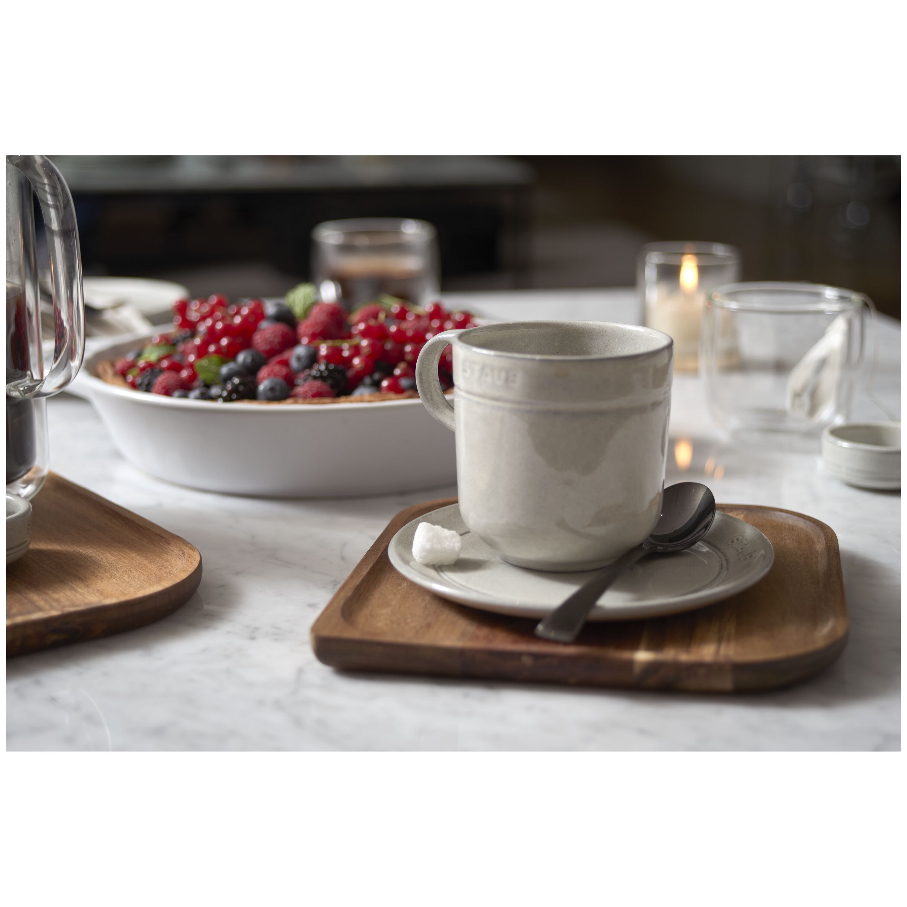 350 ml ceramic Mug white truffle