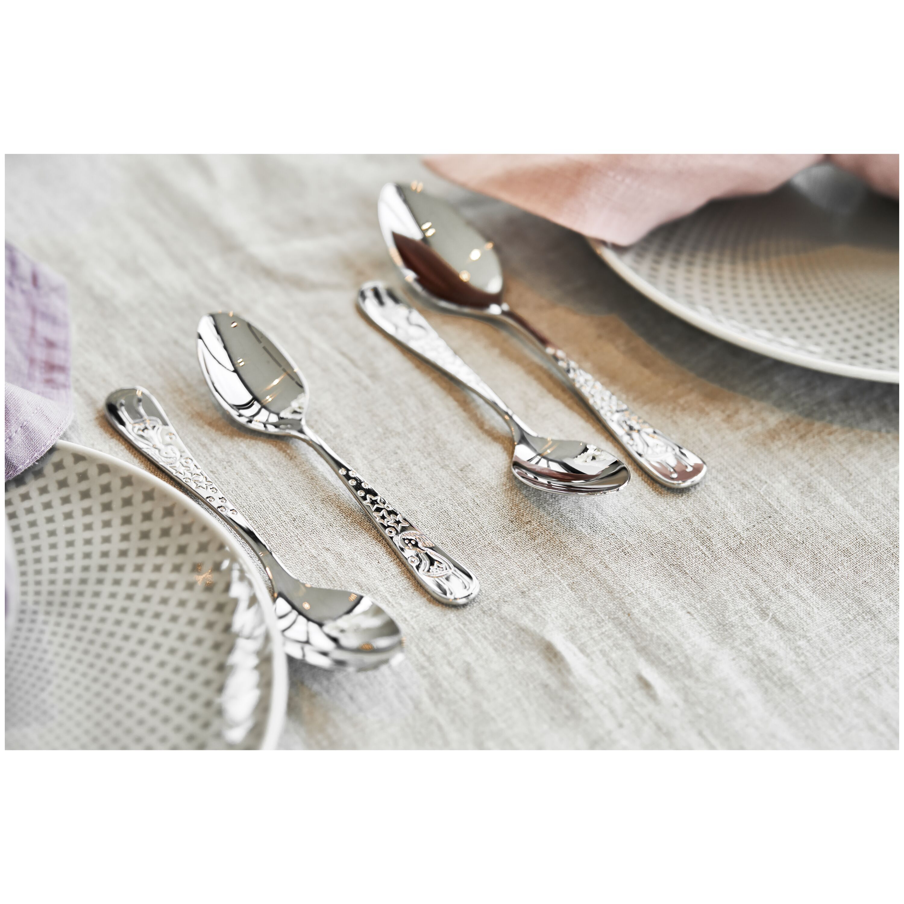 4-pcs polished Children's cutlery set