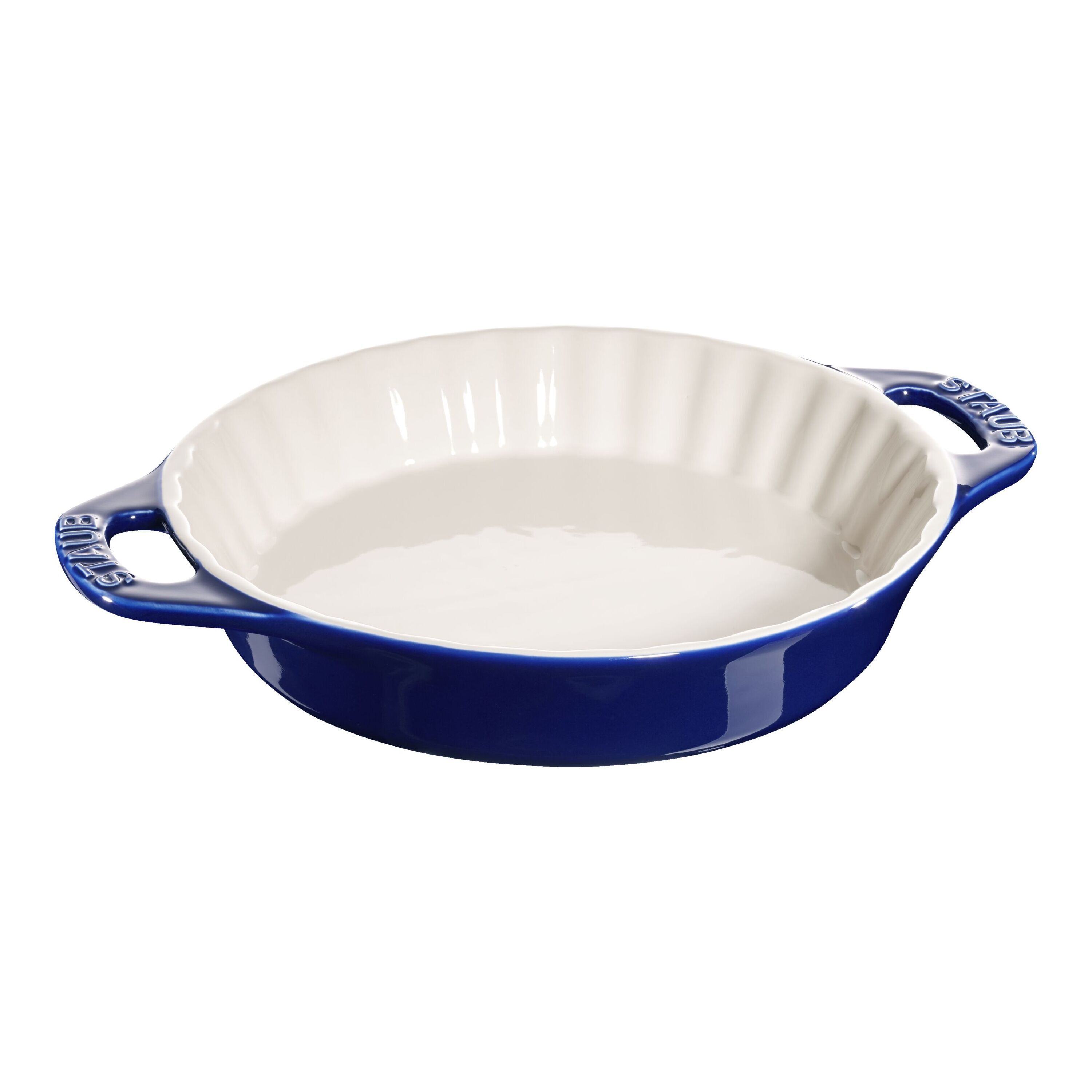 24 cm ceramic Pie dish dark-blue