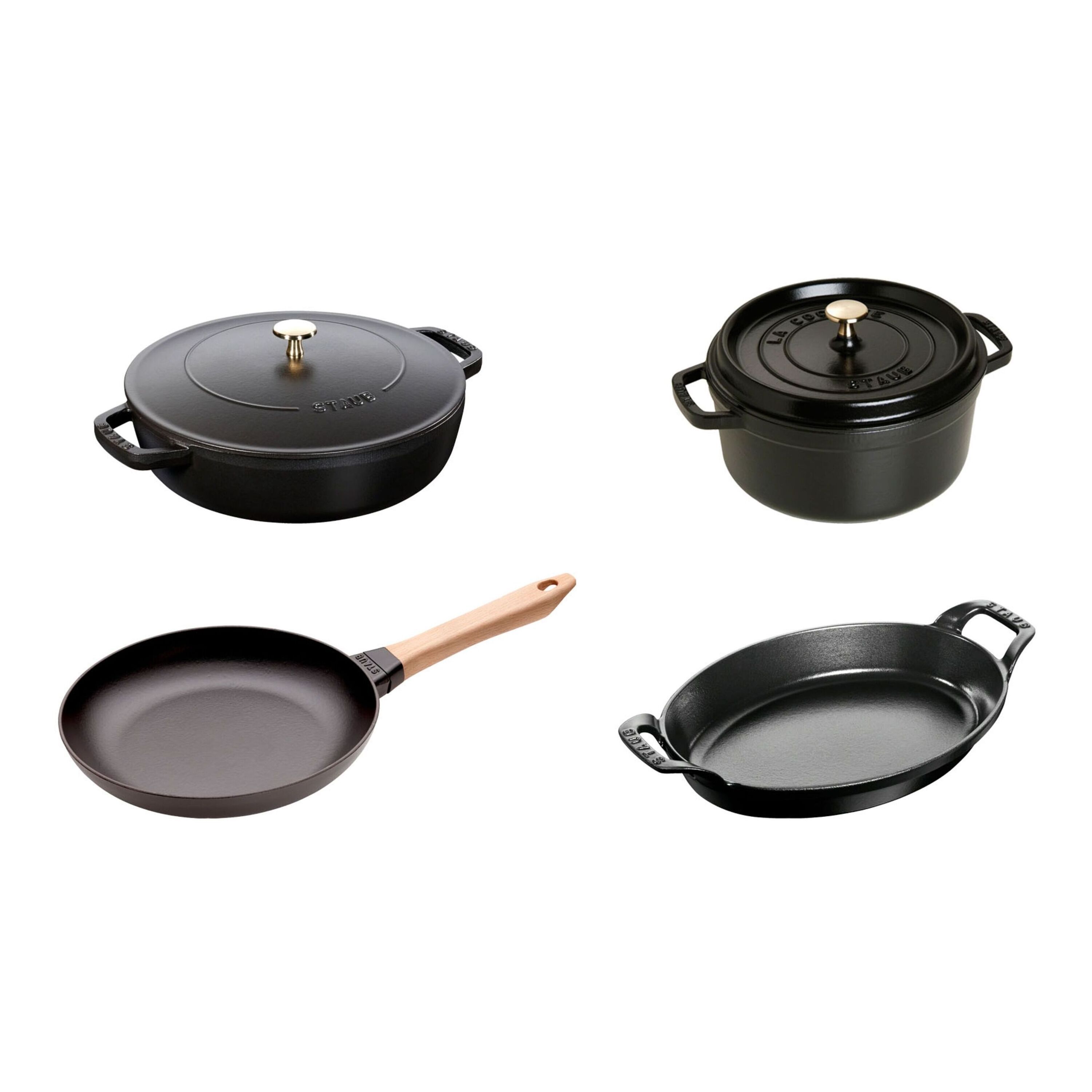 Cast Iron Cookware Set
