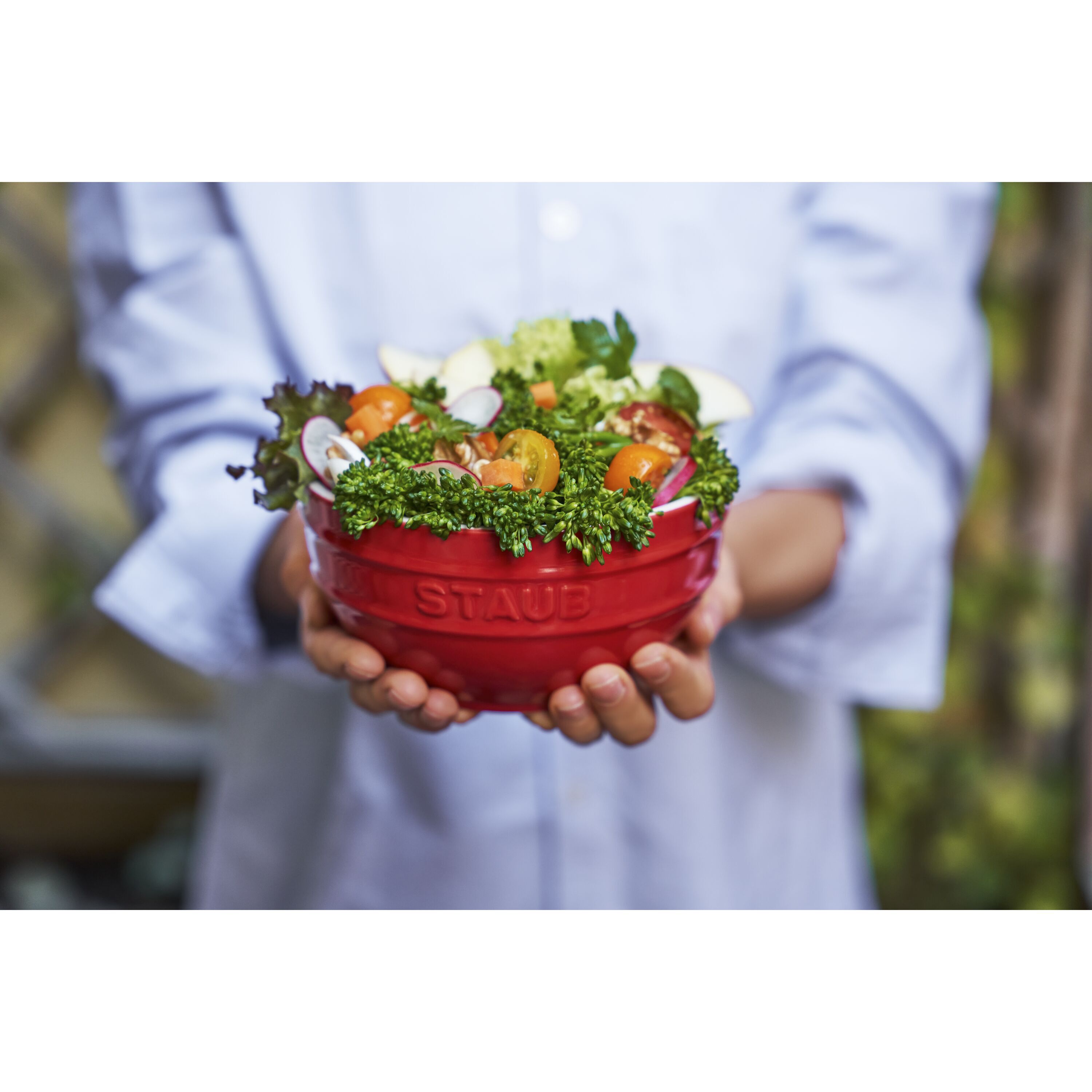 14 cm round ceramic Bowl cherry