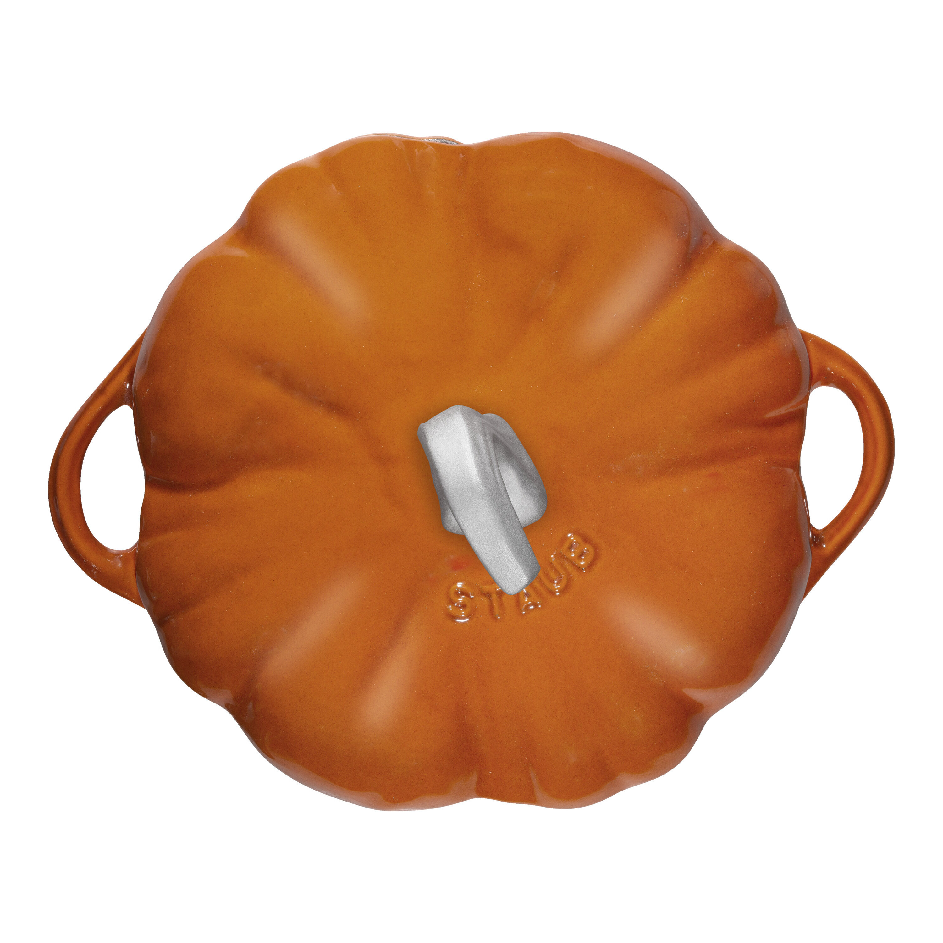 24 cm pumpkin Cast iron Cocotte cinnamon