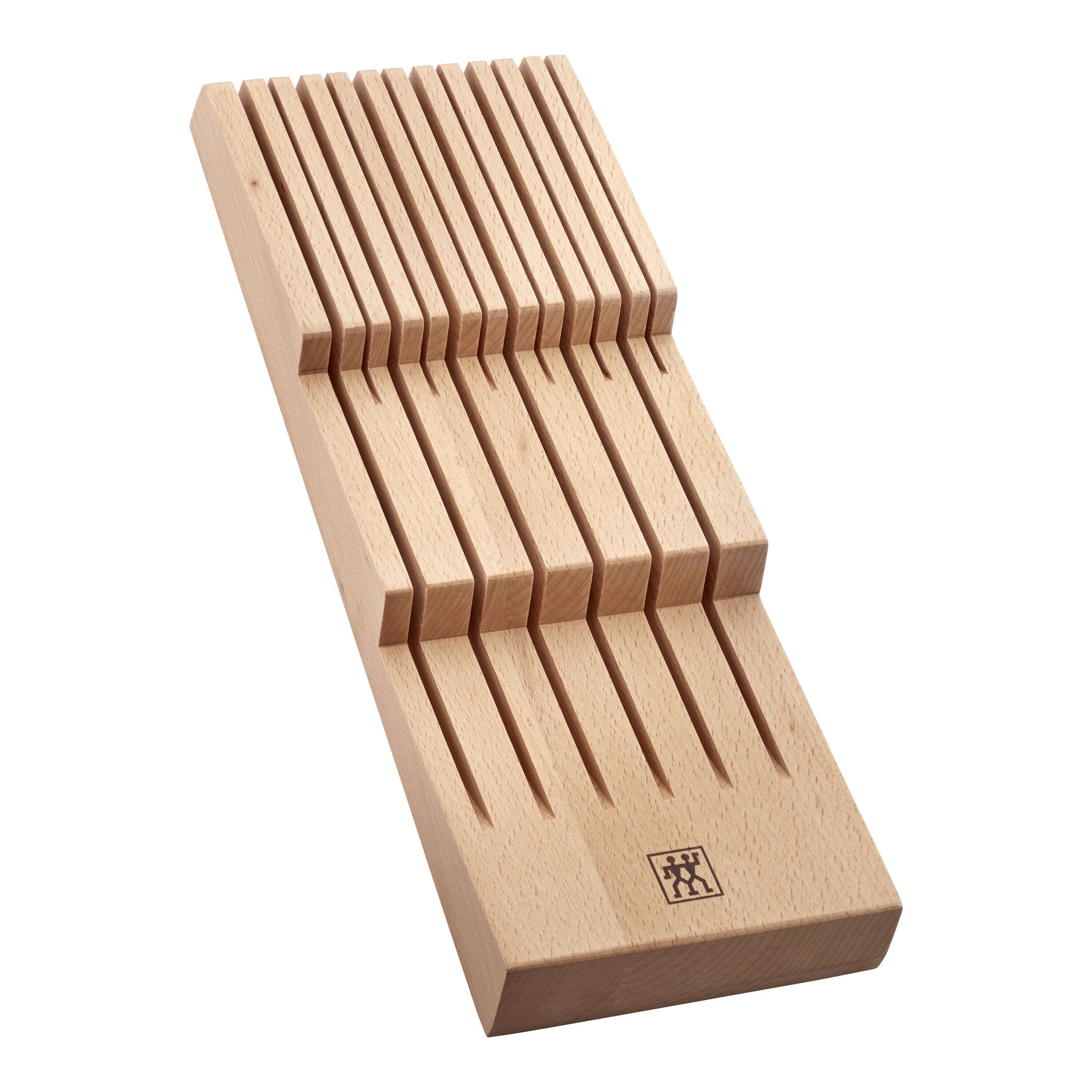 Knife storage for up to 12 knives, Beech