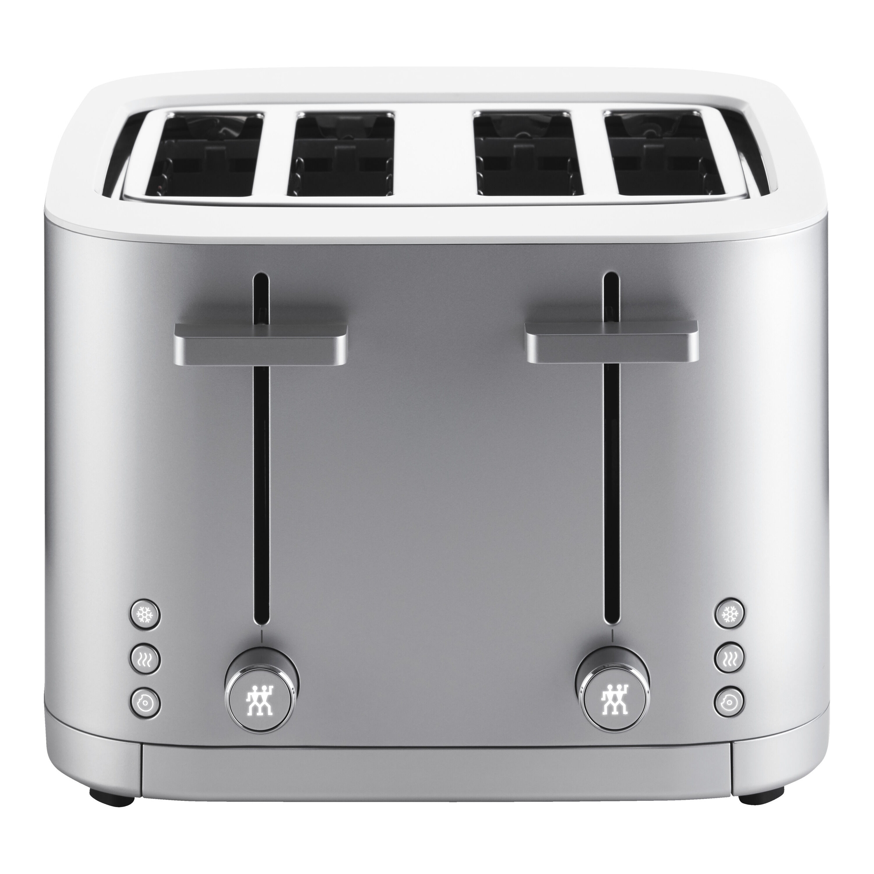 4 short slots Toaster silver
