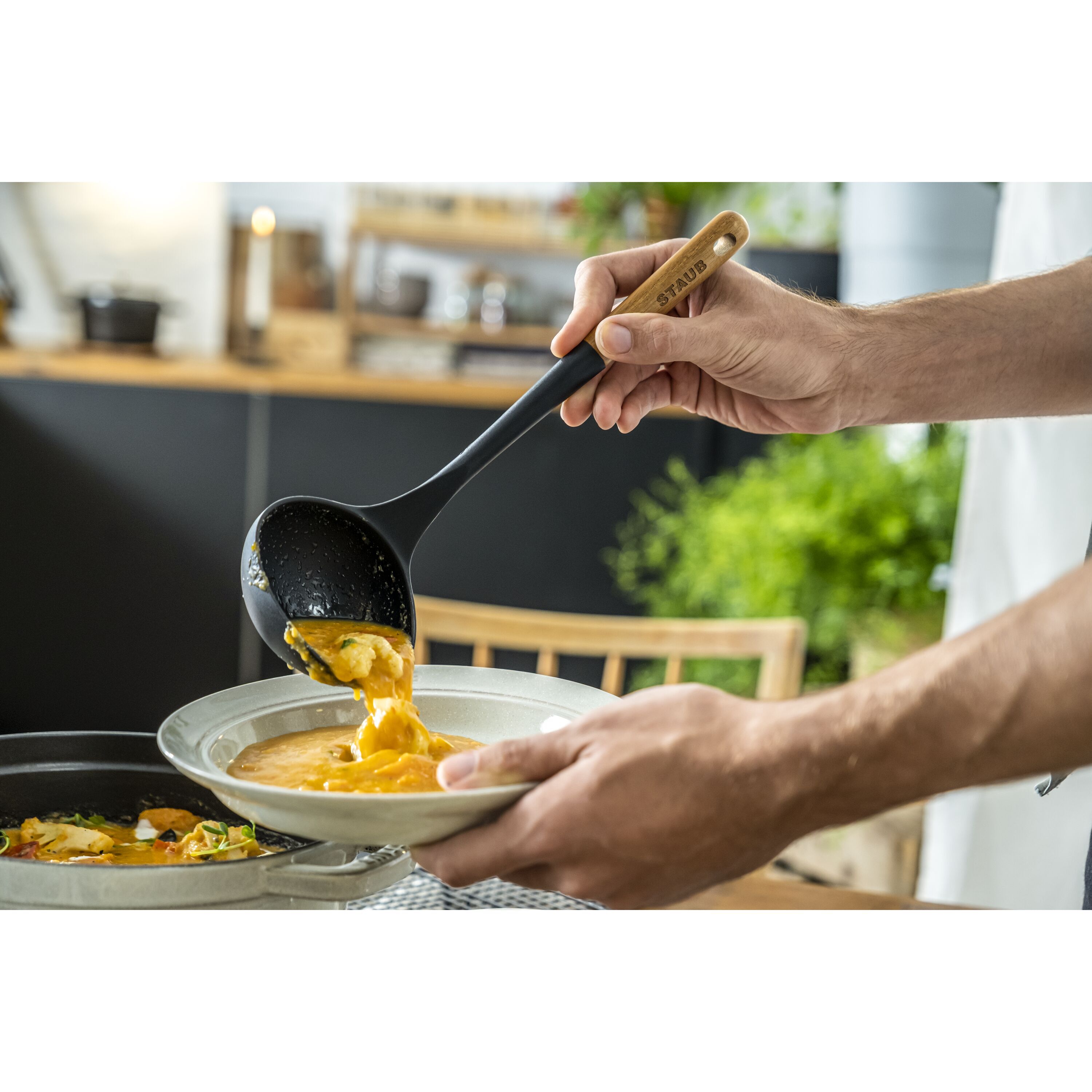 Soup ladle, 31 cm, Silicone