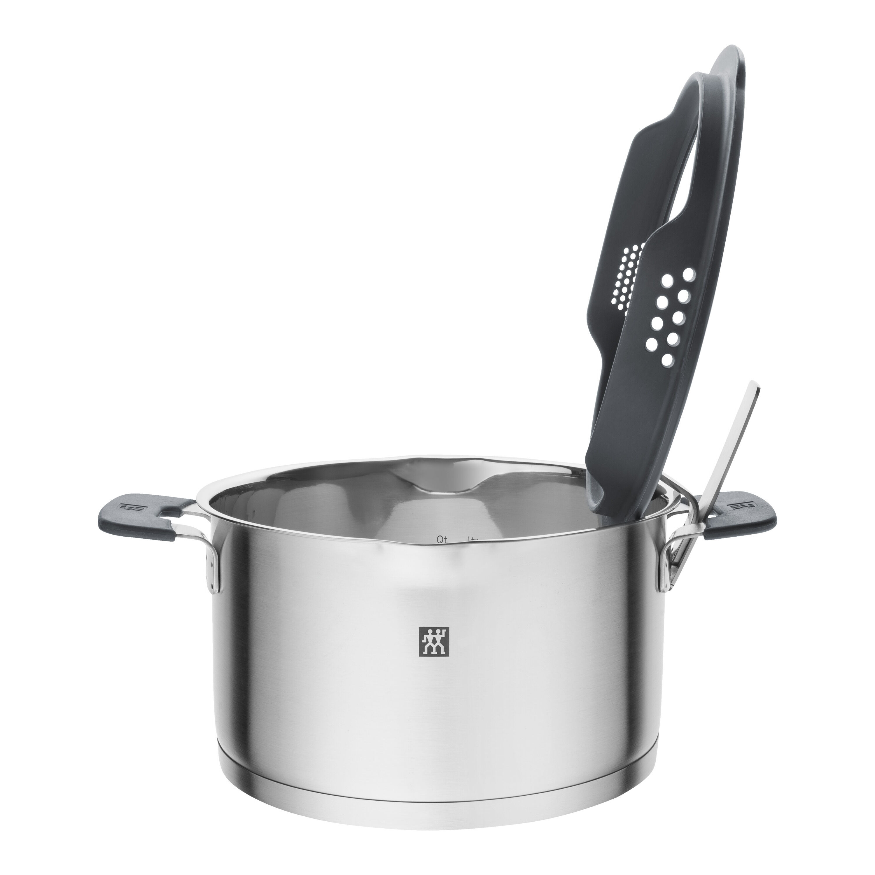 Pot set, 4-pcs, Stainless steel
