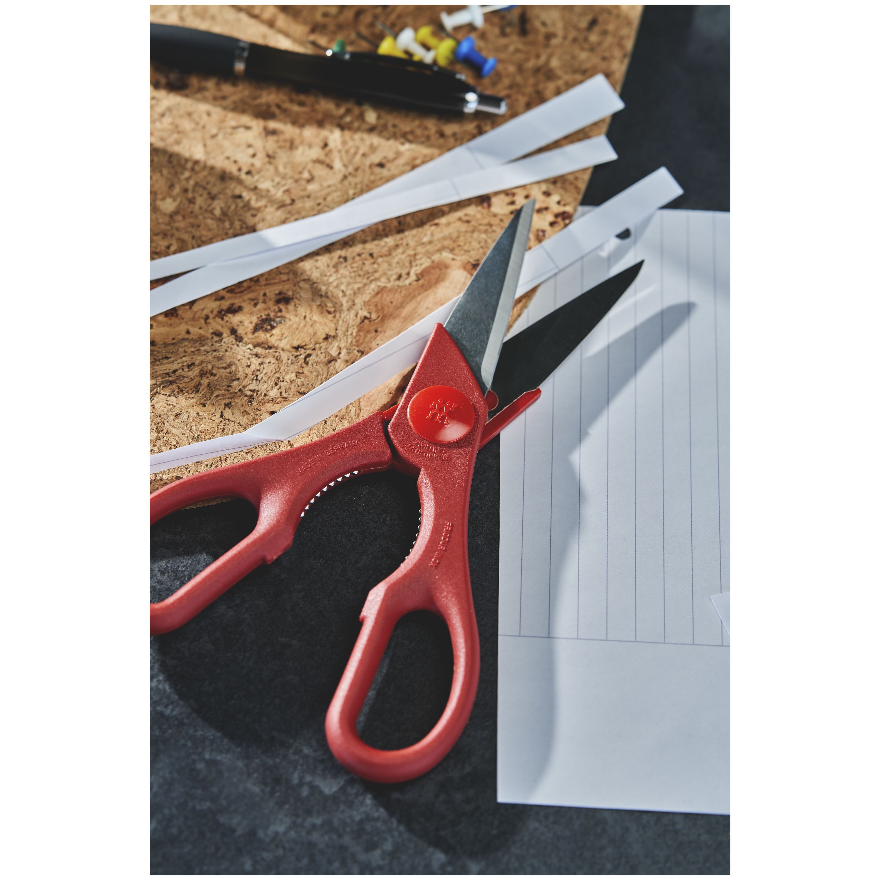 Stainless steel Multi-purpose shears red