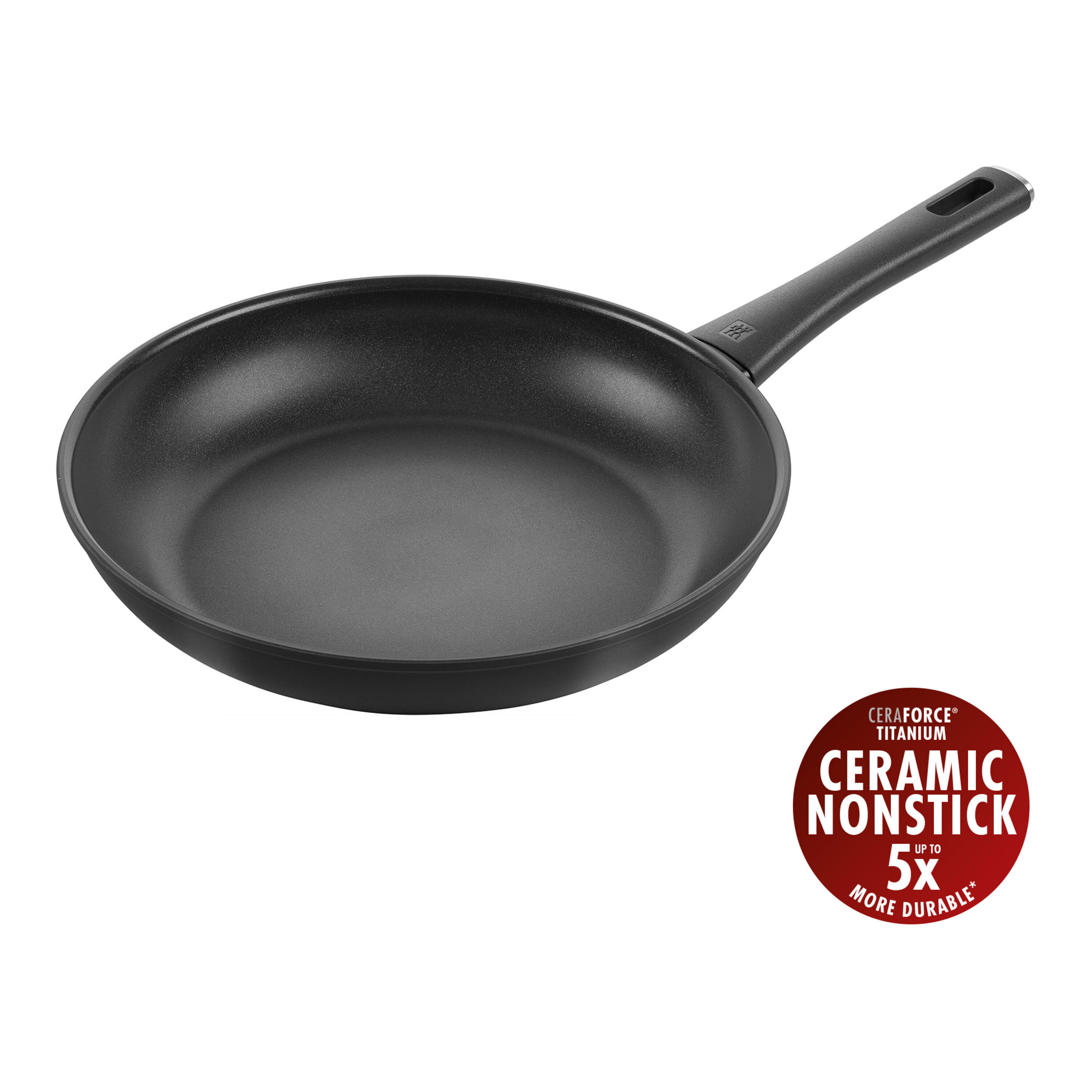 Frying pan, 28 cm, Aluminium, Titanium-reinforced ceramic non-stick coating