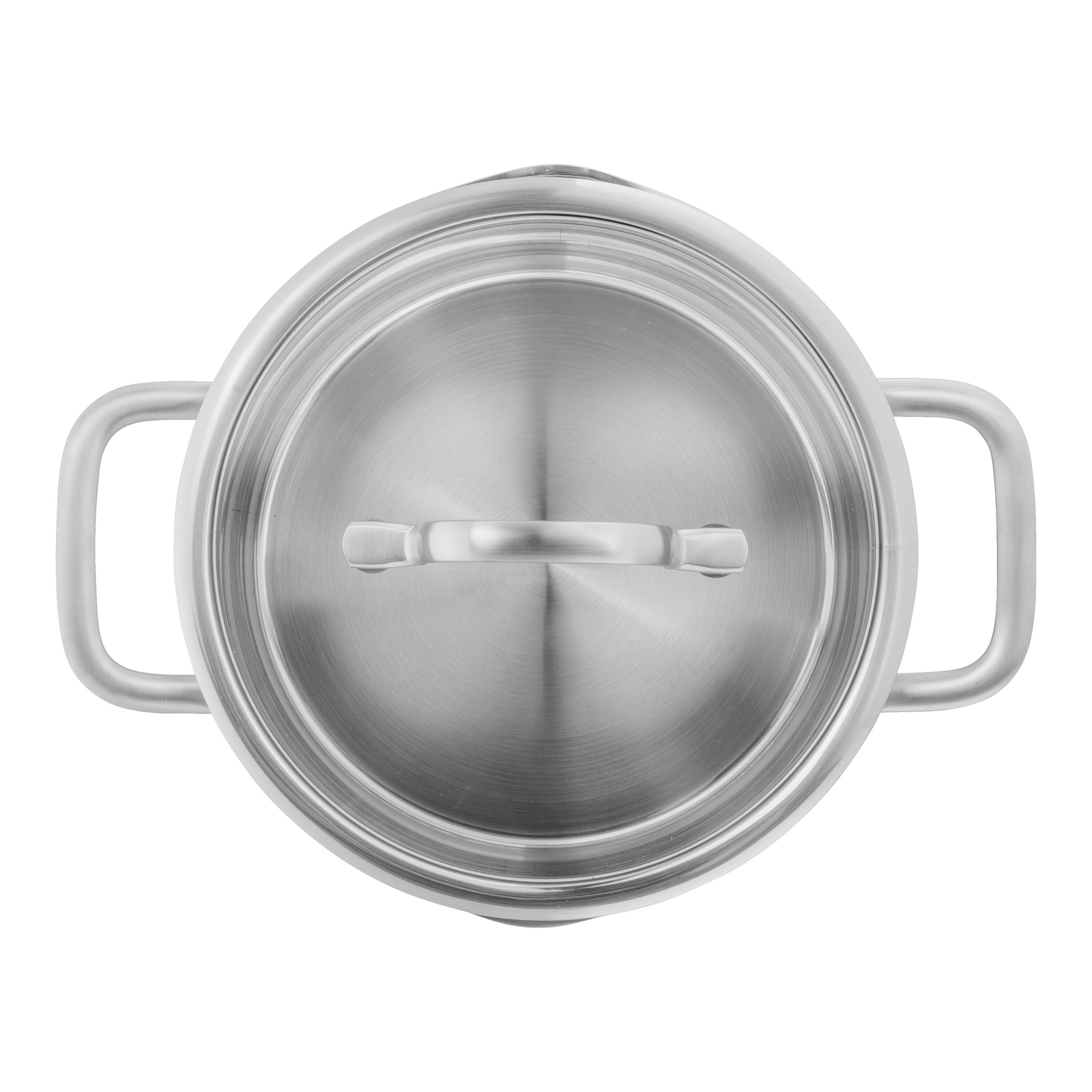 5-pcs Stainless steel Pot set silver