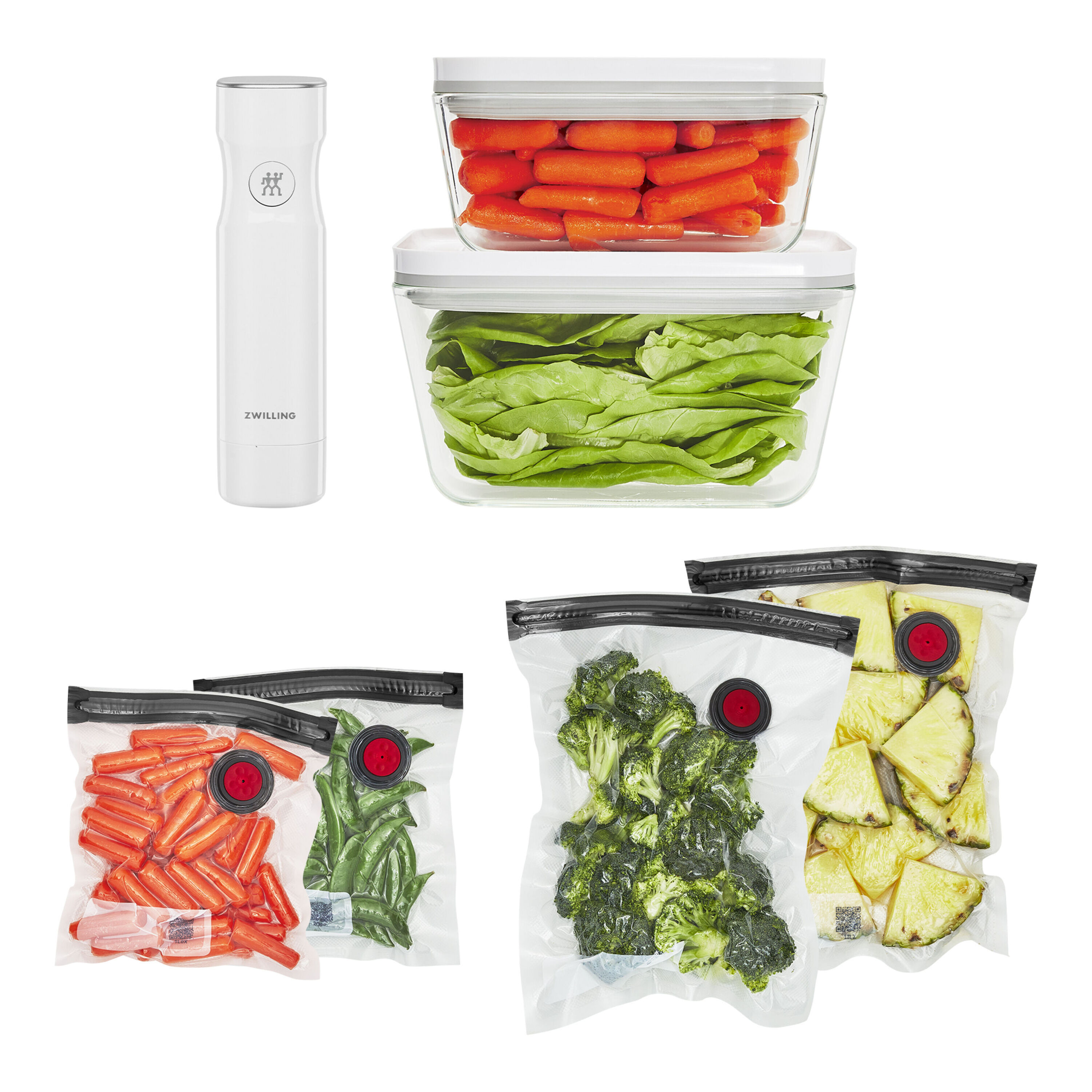 Glass / M/L 7-pcs Vacuum starter set