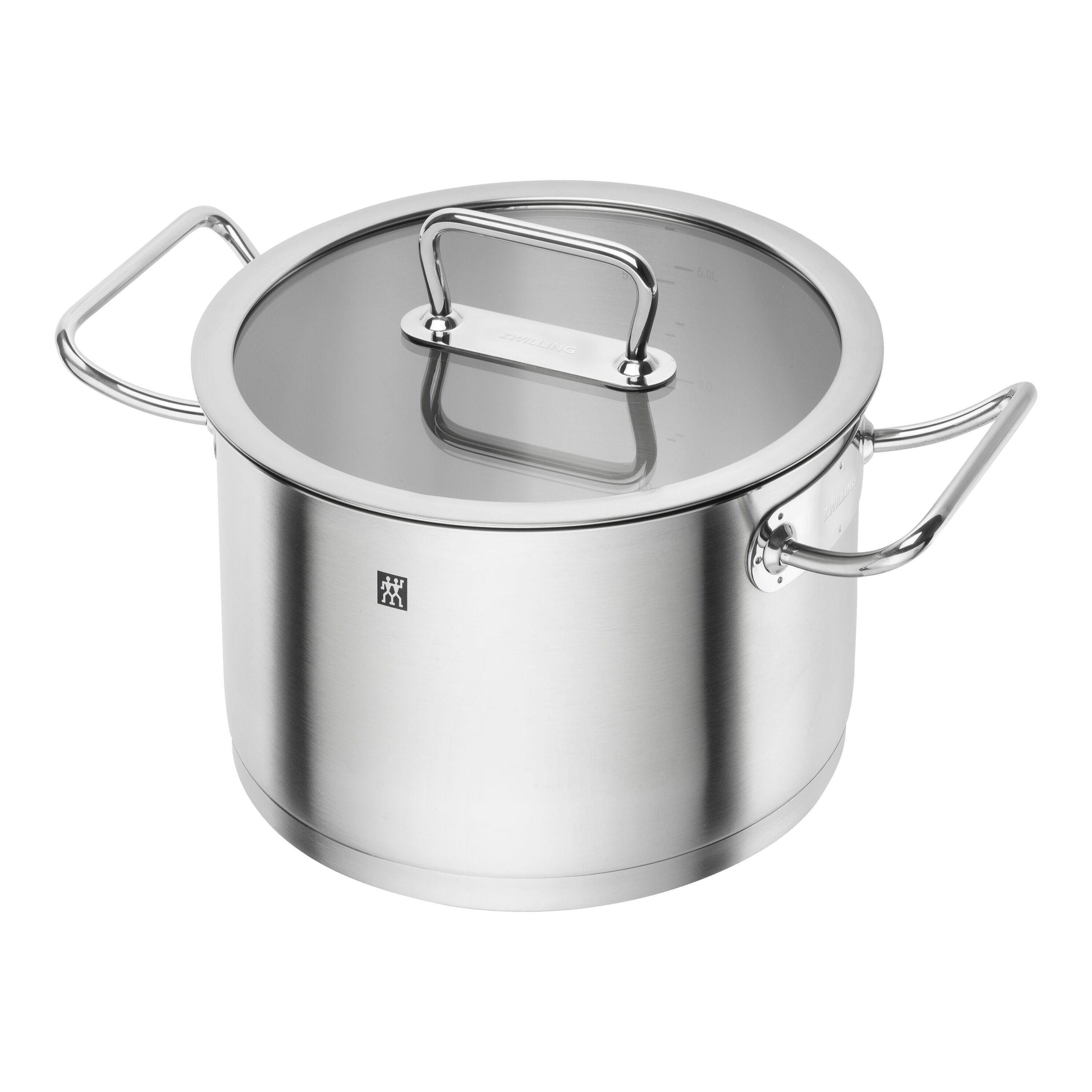24 cm 18/10 Stainless Steel Stock pot silver