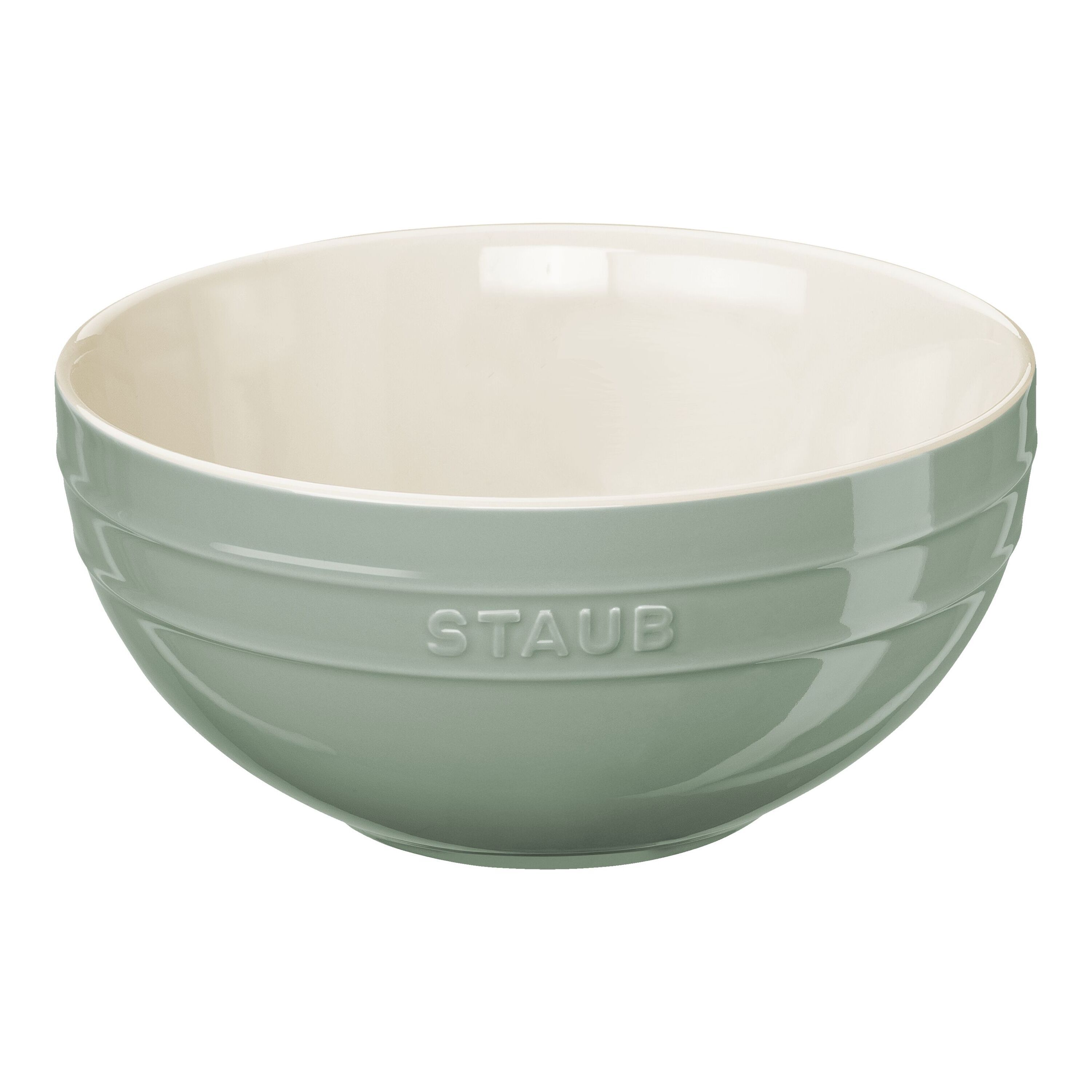 24 cm round ceramic Bowl eucalyptus