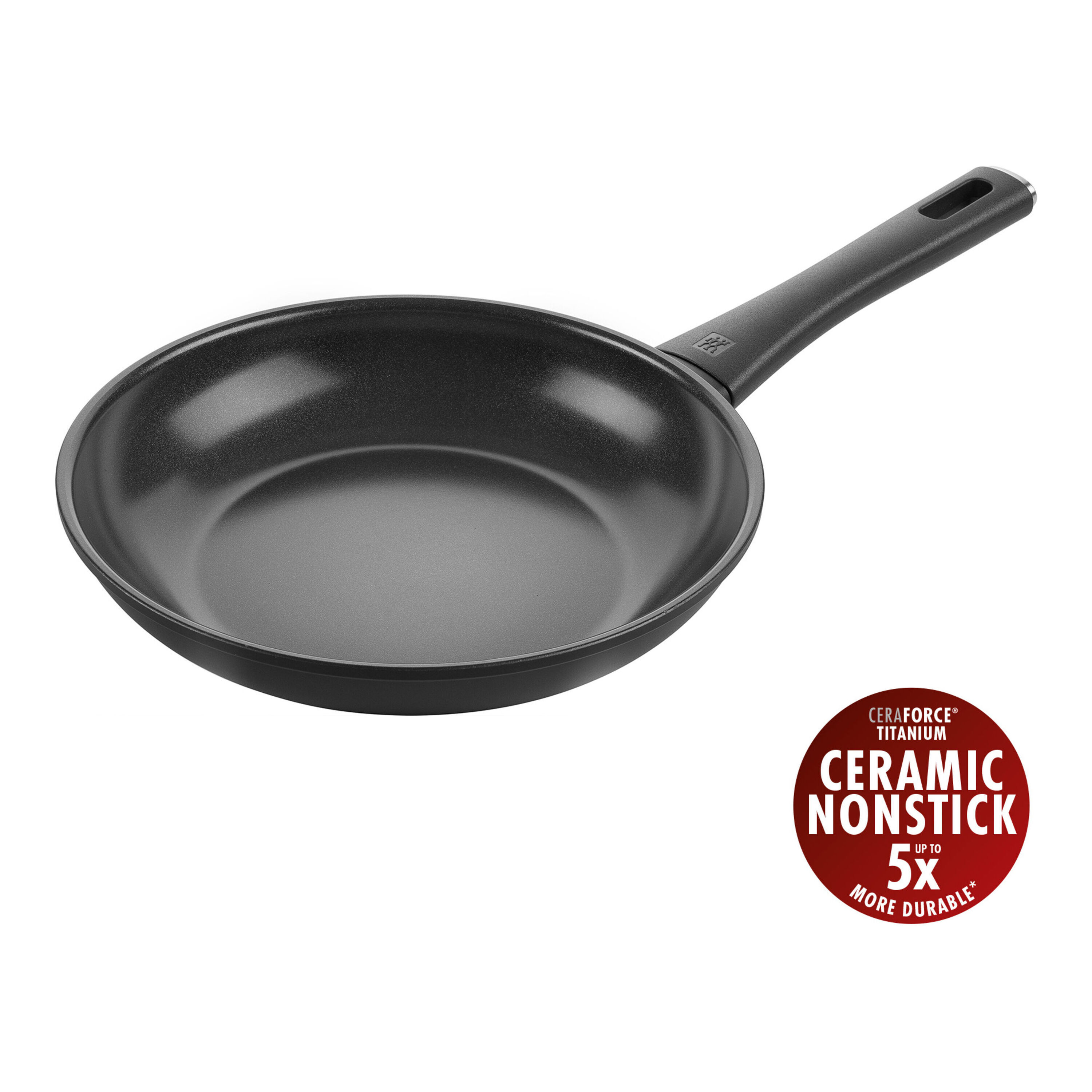 Frying pan, 20 cm, Aluminium, Titanium-reinforced ceramic non-stick coating