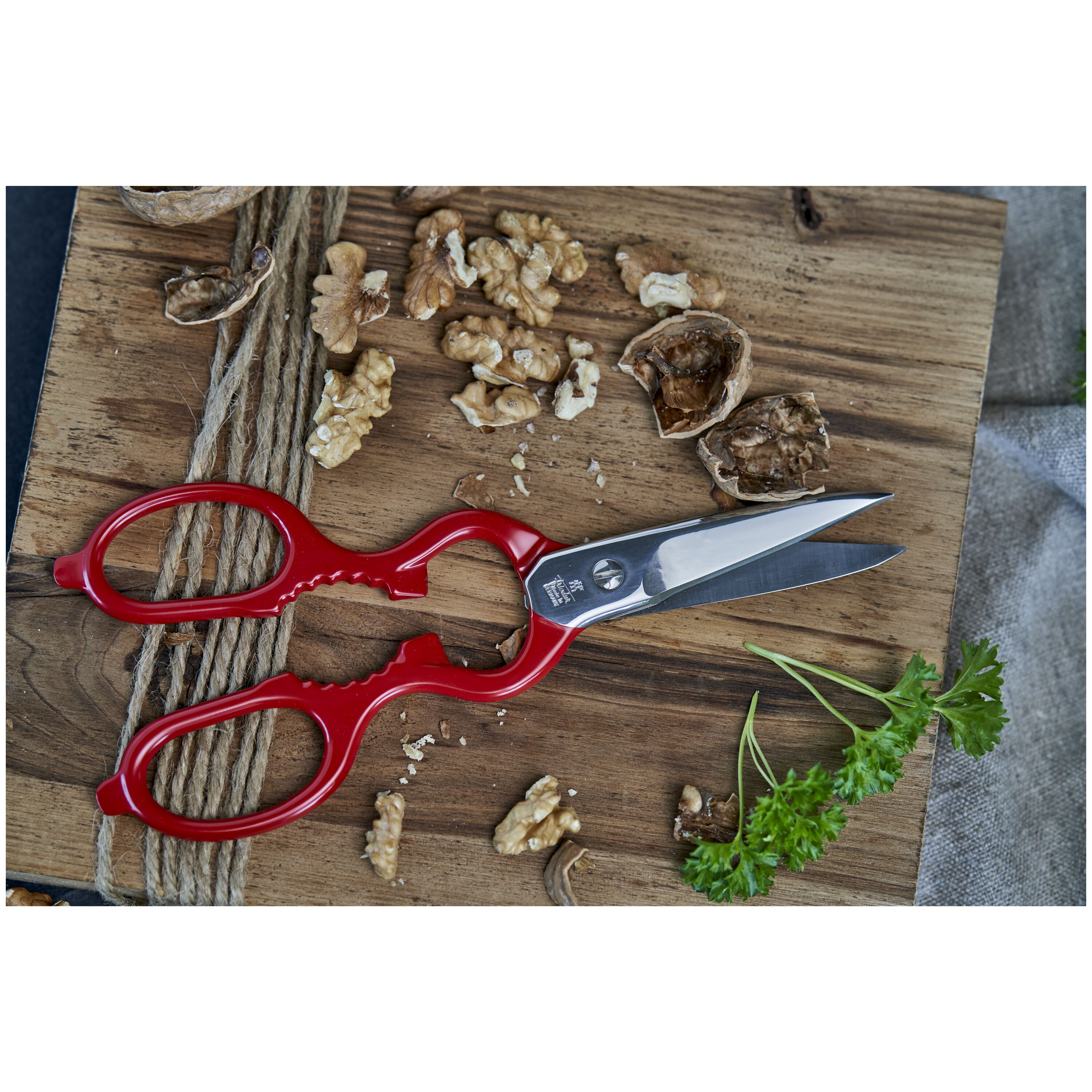 Stainless steel Multi-purpose shears red