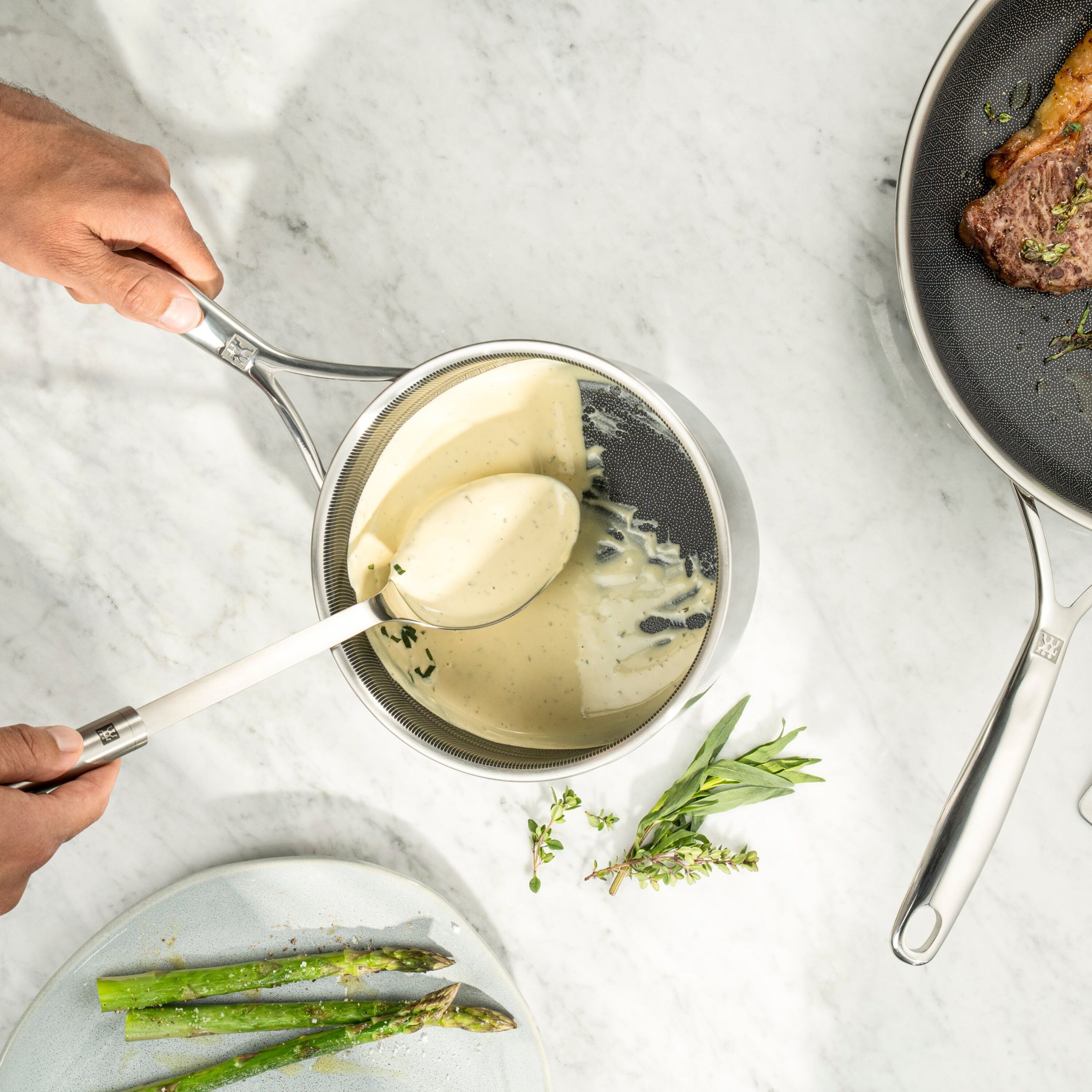 16 cm 18/10 Stainless Steel Saucepan silver