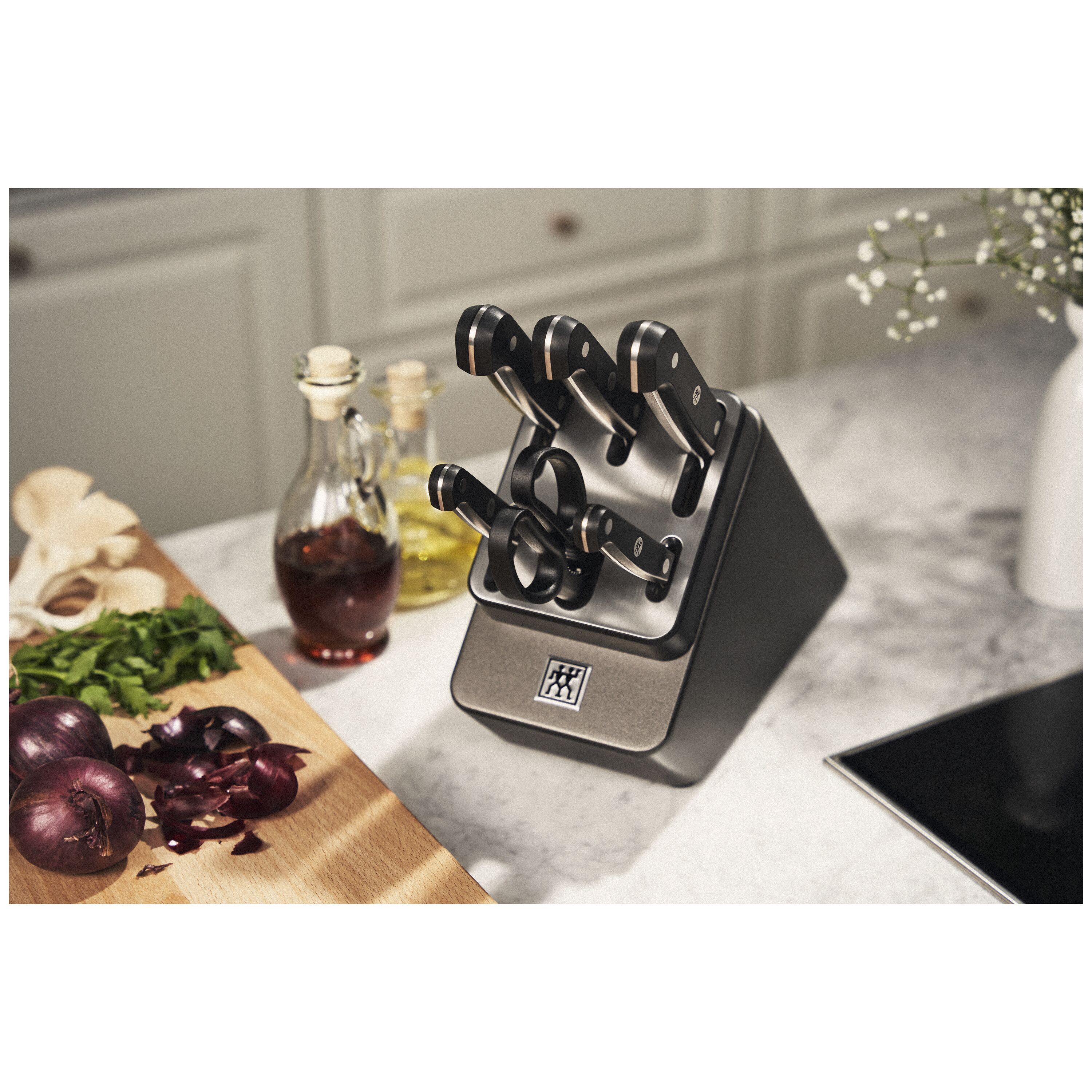 7-pcs, Knife block set, anthracite